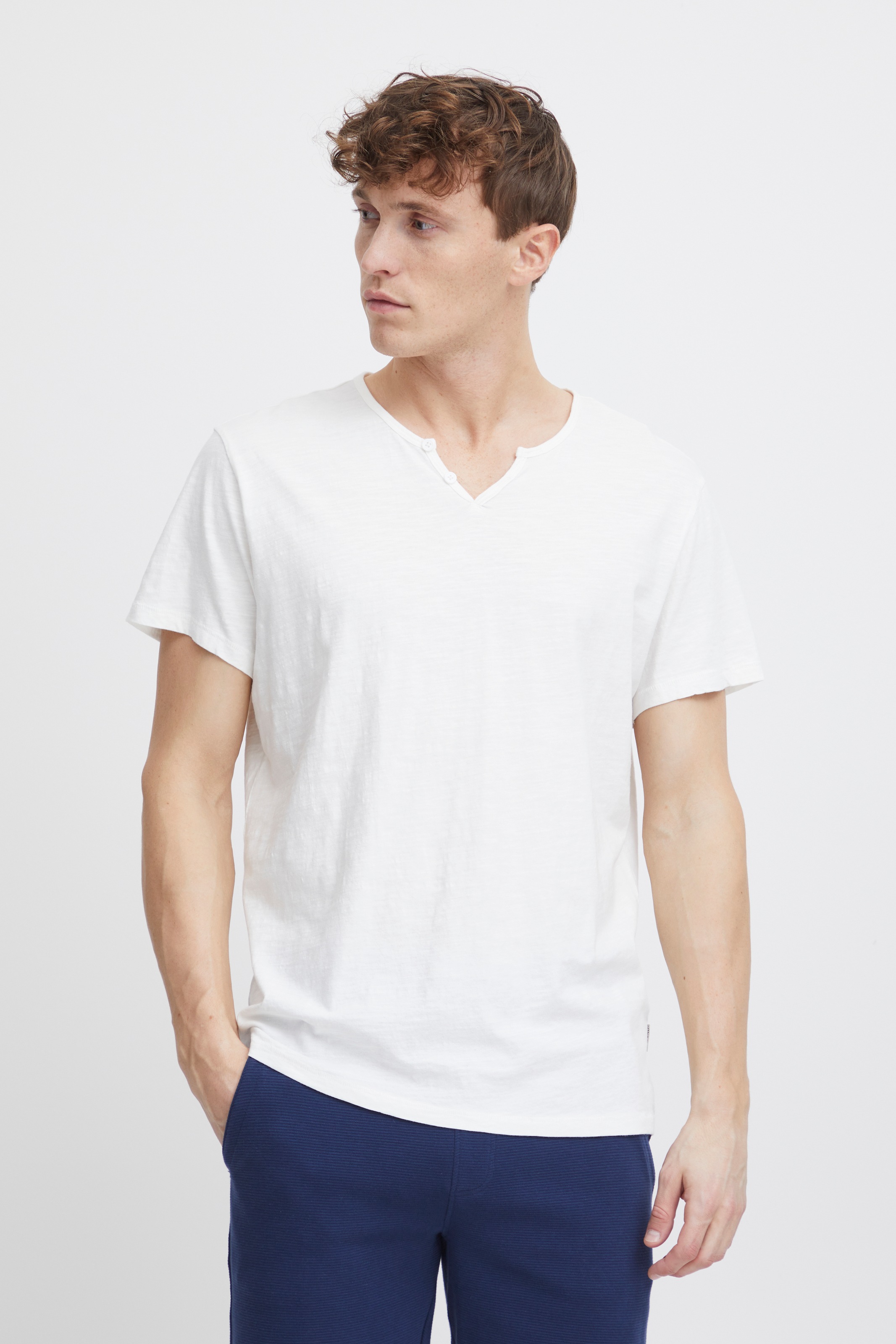 Blend T-Shirt »BHAshton split neck tee«