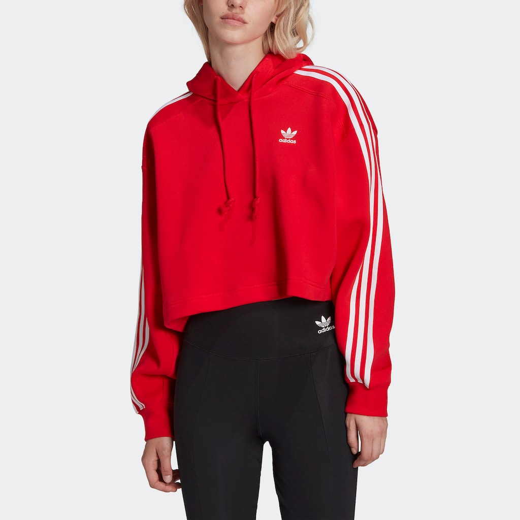 adidas Originals Kapuzensweatjacke »ADICOLOR CLASSICS CROP HOODIE«, (1 tlg.)