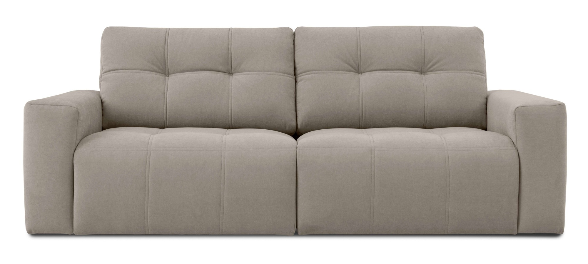 Home affaire 3-Sitzer »Tournon, Lounge-sofa, Breite 220 cm«, Chenille, mit Knopf- und Doppelsteppung, elegantes Aussehen
