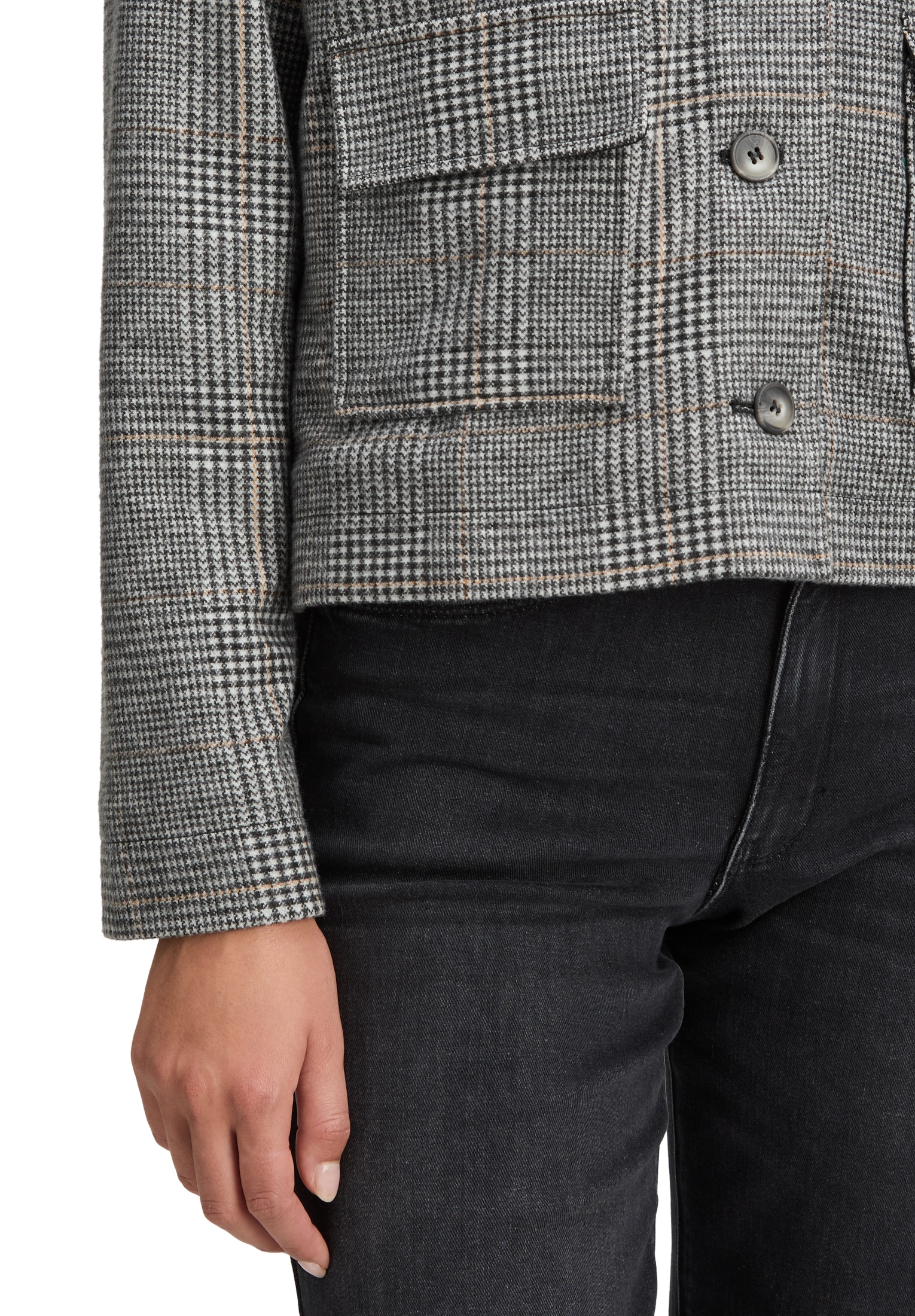 Betty&Co Jackenblazer »Casual-Jacke mit Taschen«