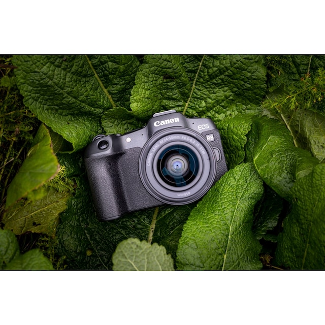 Canon Systemkamera »EOS R8 + RF 24-50mm F4.5-6.3 IS STM Kit«, RF 24-50mm  F4.5-6.3 IS STM, 24,2 MP, Bluetooth-WLAN, verfügbar ab 17.04.23 bei