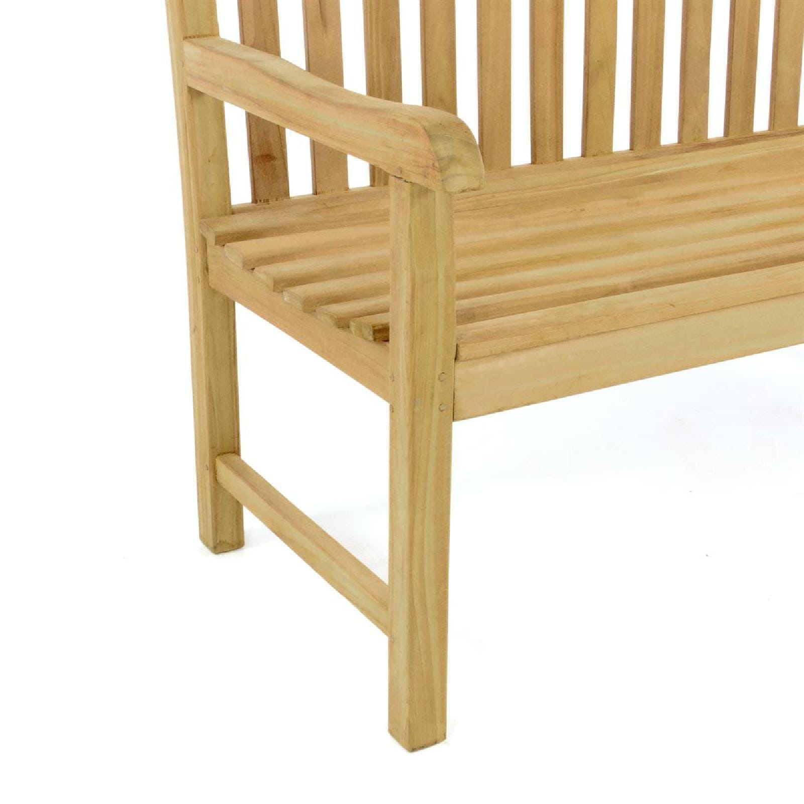 VCM Gartenstuhl »Sitzbank Antik Gartenbank Landhausstil Teak Holz«