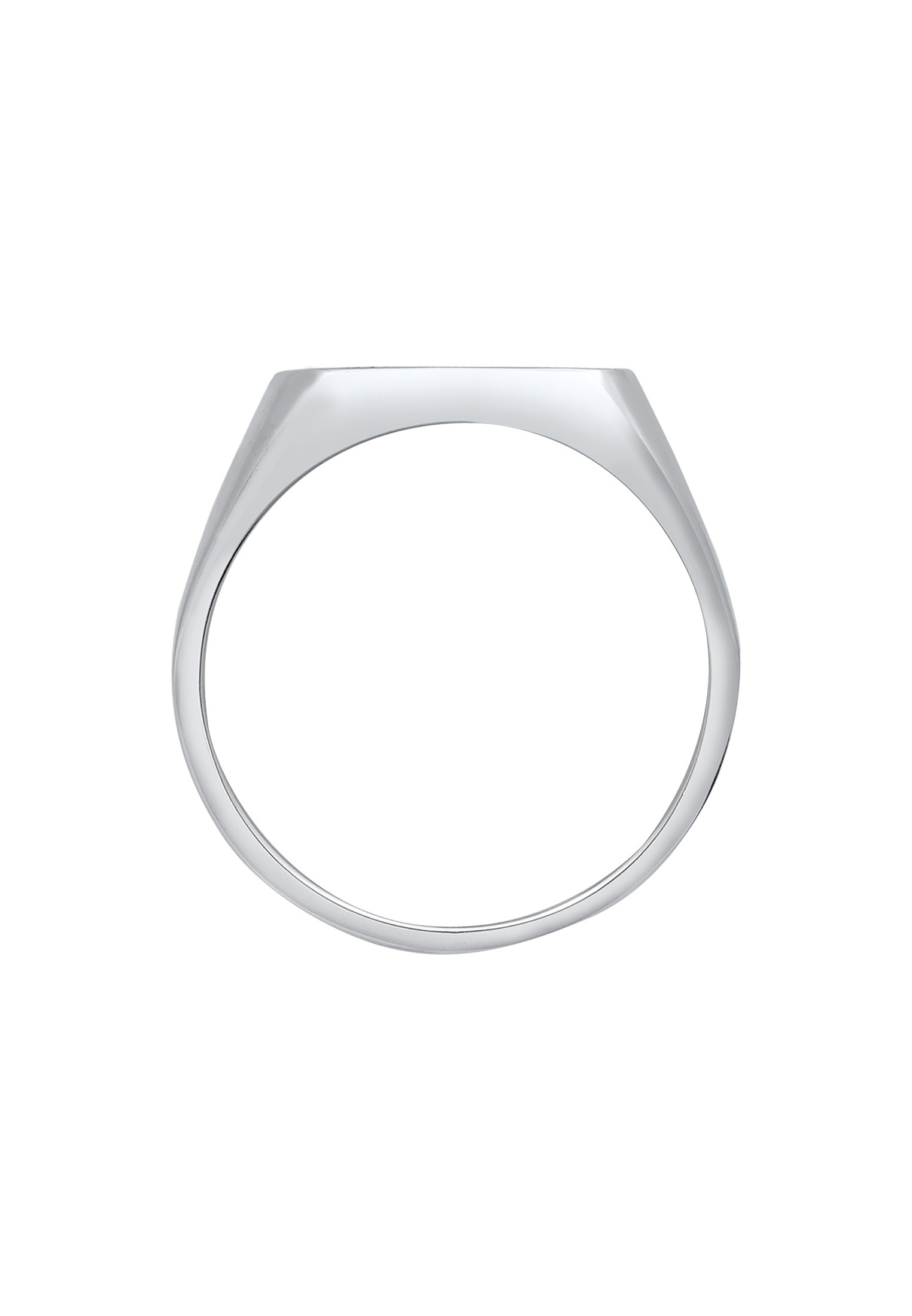 Kuzzoi Siegelring »Ring Herren Siegelring Emaille Logo Basic 925 Silber«