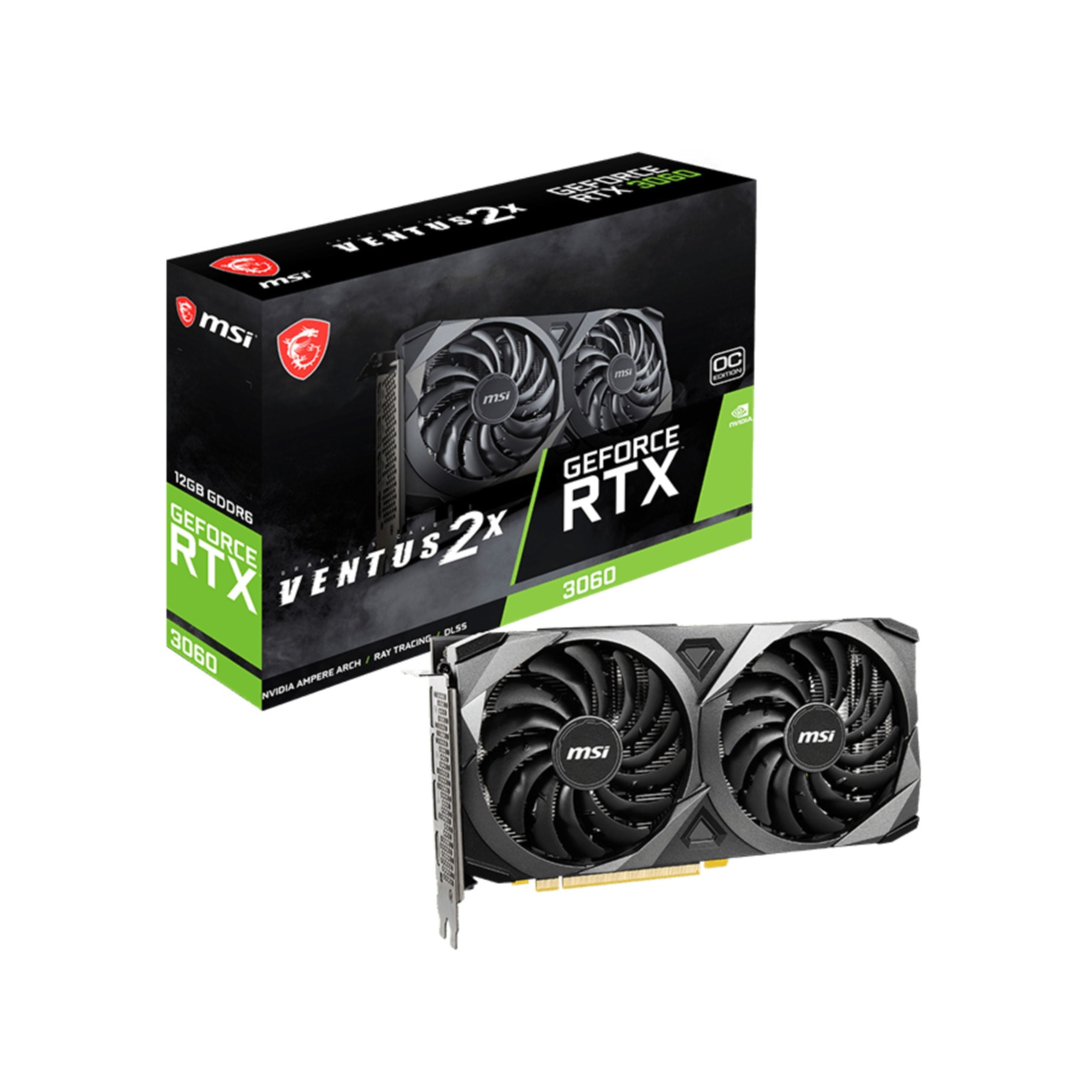 MSI Grafikkarte »GeForce RTX 3060 VENTUS 2X 12G OC«