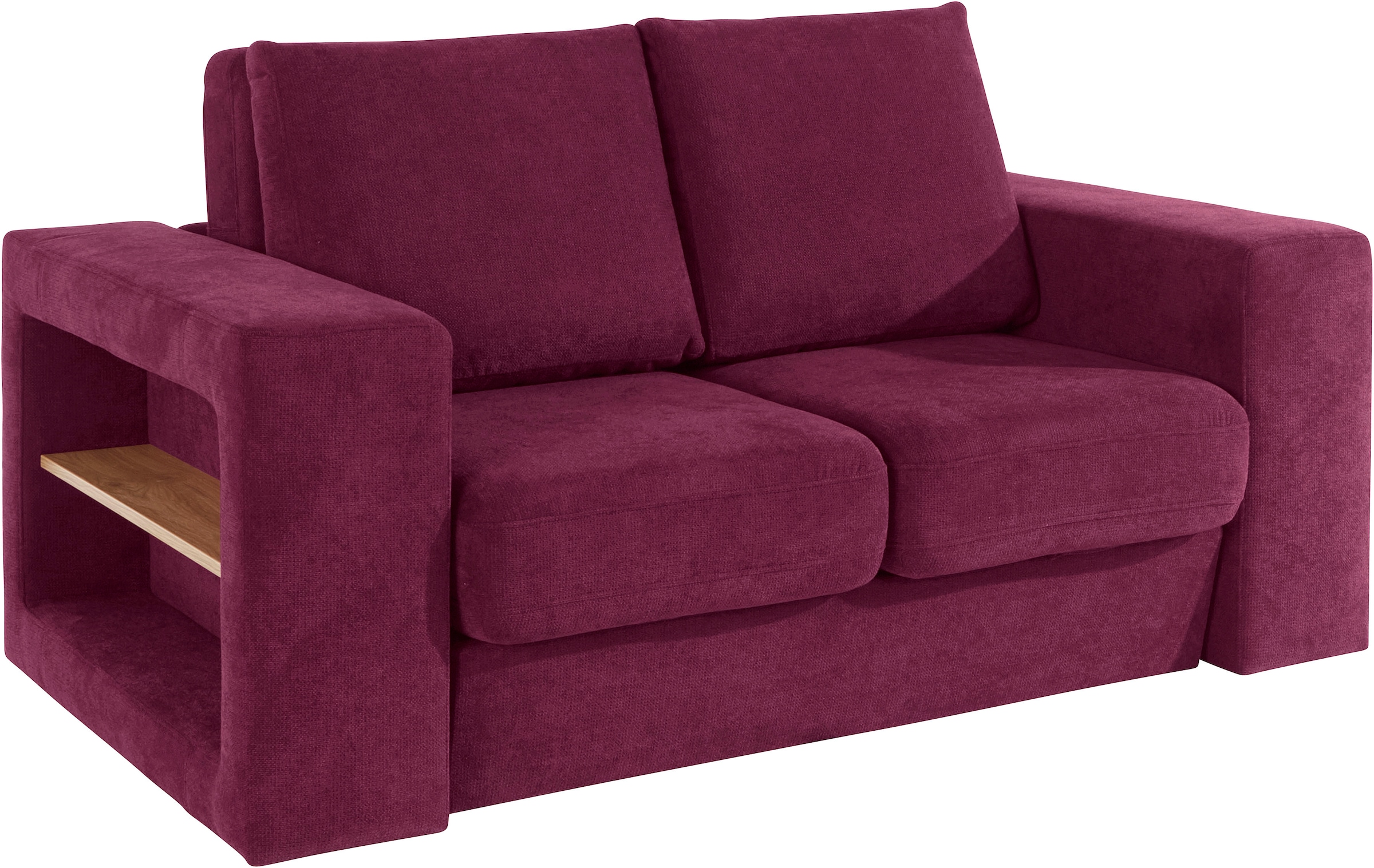 LOOKS by Wolfgang Joop 2-Sitzer »Looksvb«, Verwandlungssofa: aus Sofa wird Sofa mit 2 Hockern, mit Regalfunktion