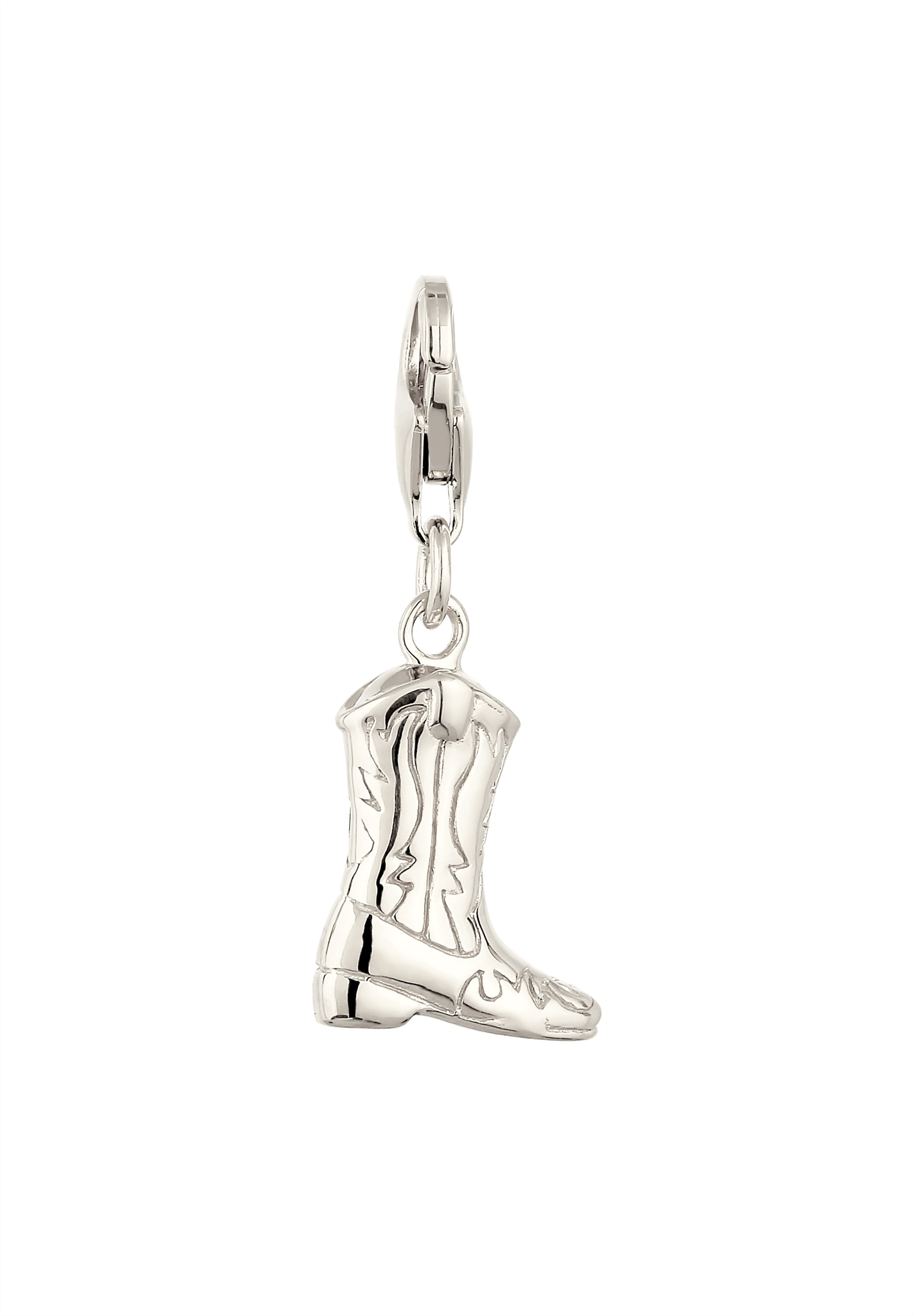 Kuzzoi Charm-Einhänger »Charm Western Cowboy Stiefel 925 Sterling Silber«