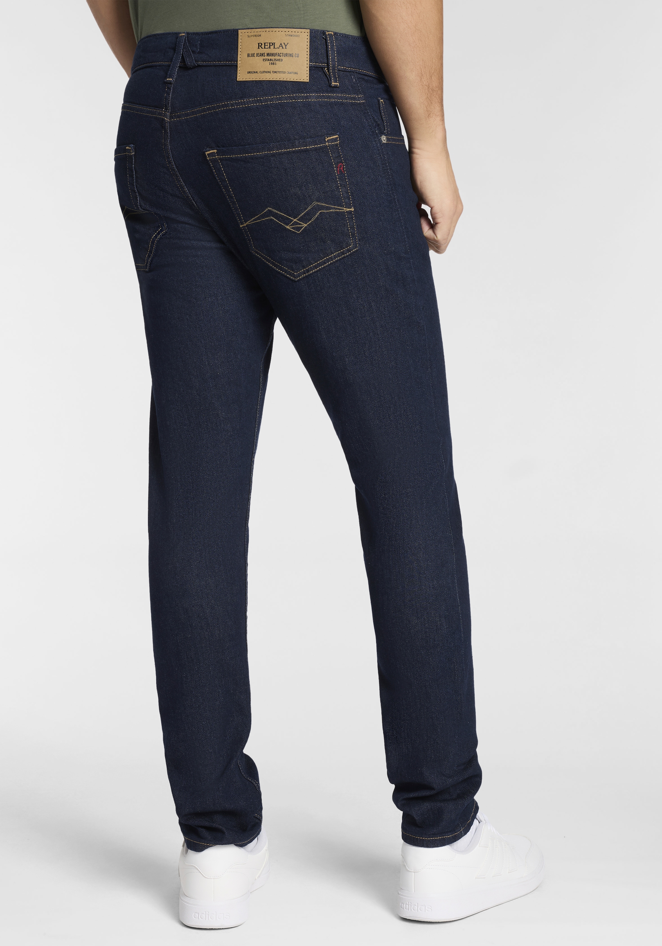 Replay Slim-fit-Jeans »MICKYM« Tapered, 5-Pocket-Stil