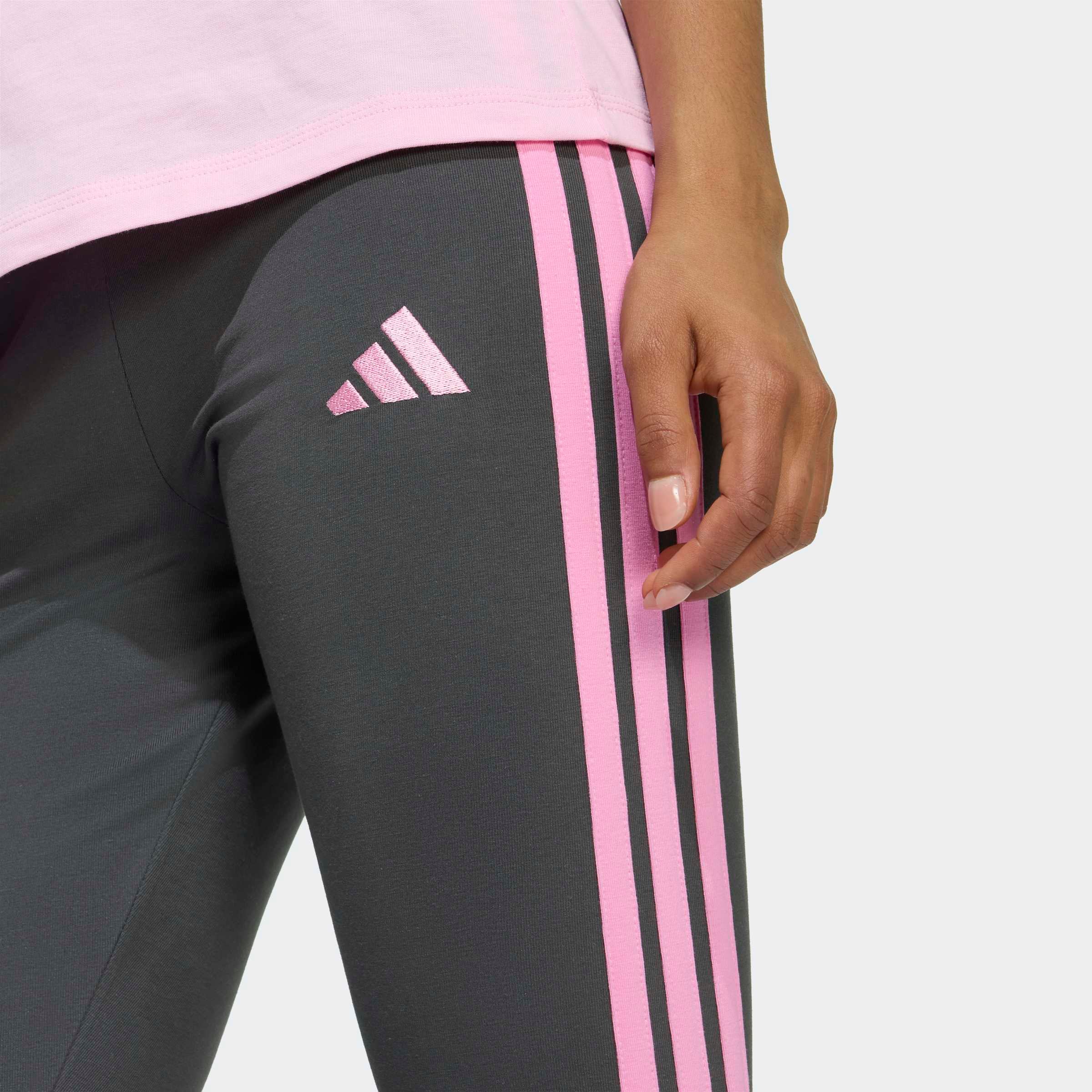 adidas Sportswear Trainingstights »ESSENTIALS 3-STREIFEN COTTON LEGGINGS«  sportlicher Look mit 3-Streifen, aus Baumwolle und Elasthan