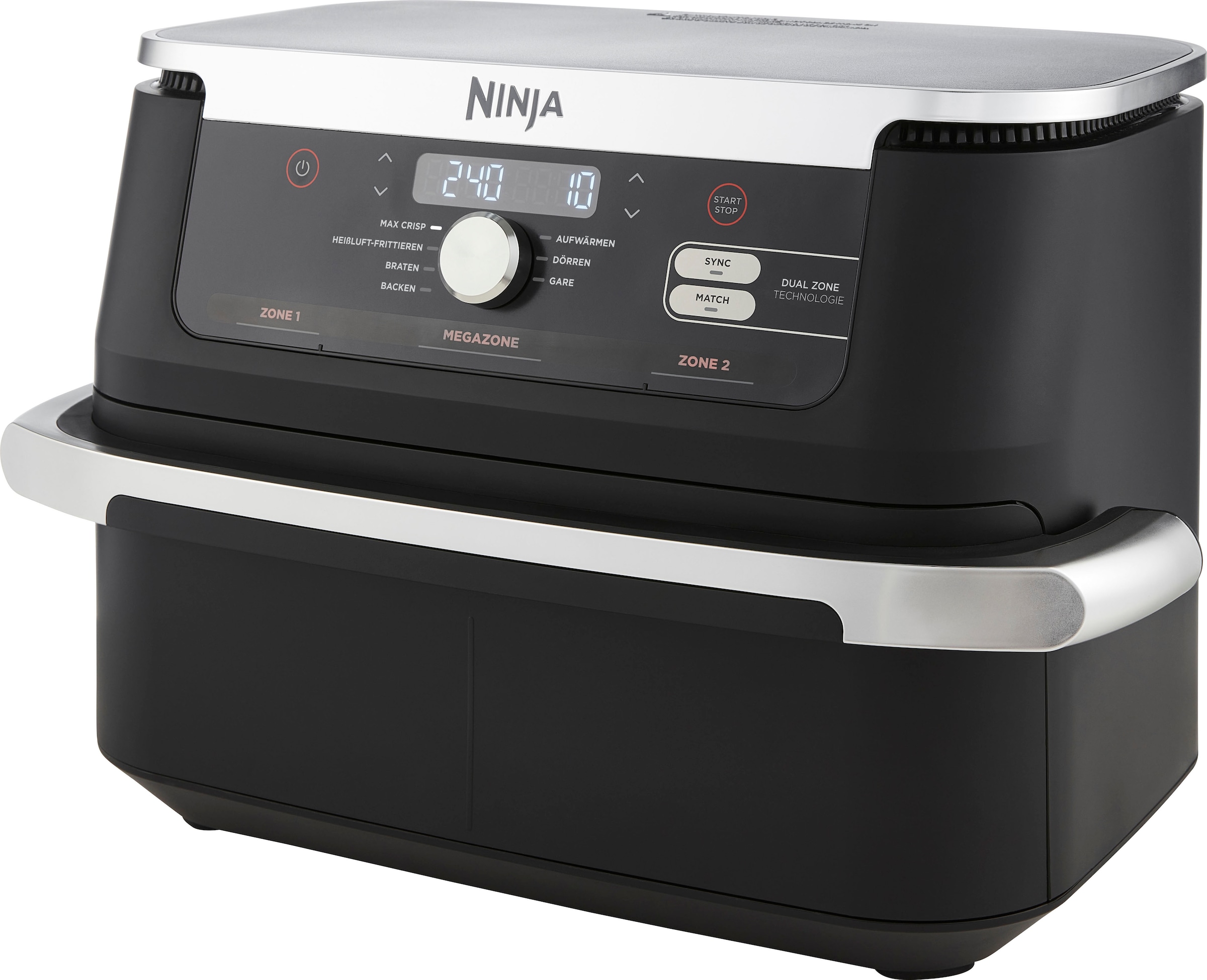 NINJA Heißluftfritteuse »AF500DE«, 2470 W, mit DualZone-Technologie