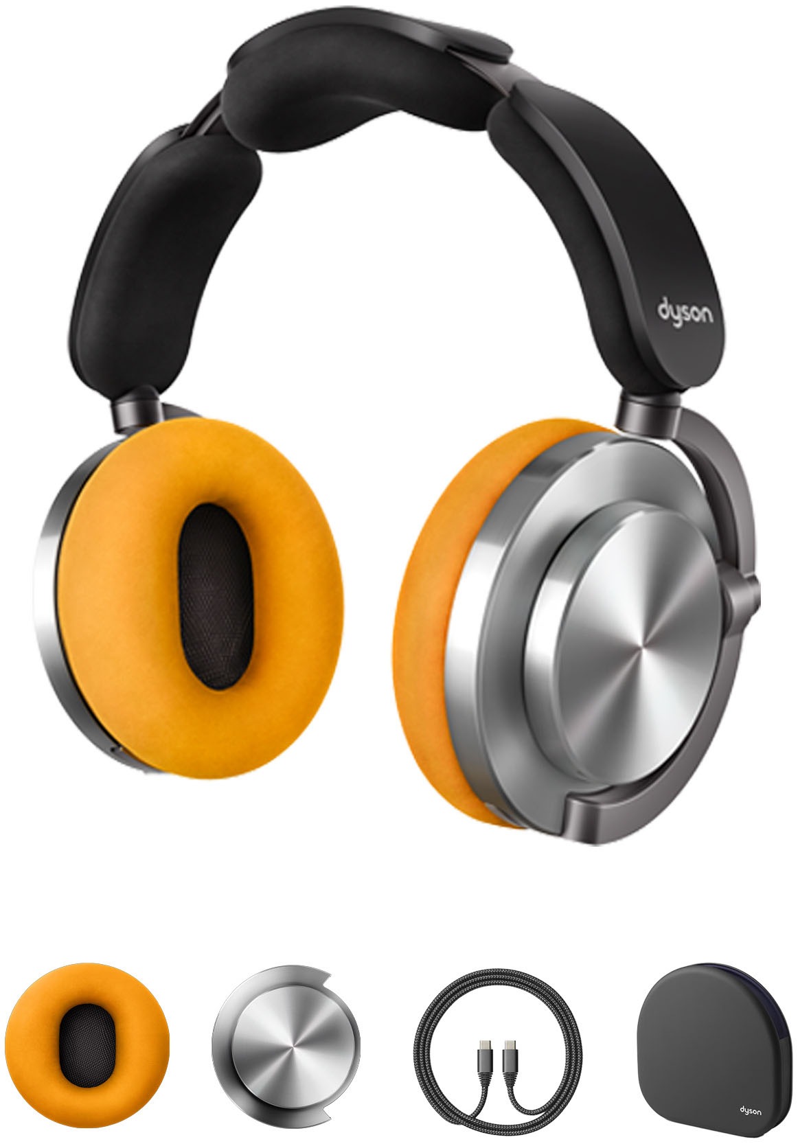 DYSON Over-Ear-Kopfhörer »OnTrac™« Bluetooth Geräuschisolierung | Transparenzmodus Integriertes Mikrofon zum telefonieren und Geräuschunterdrückung