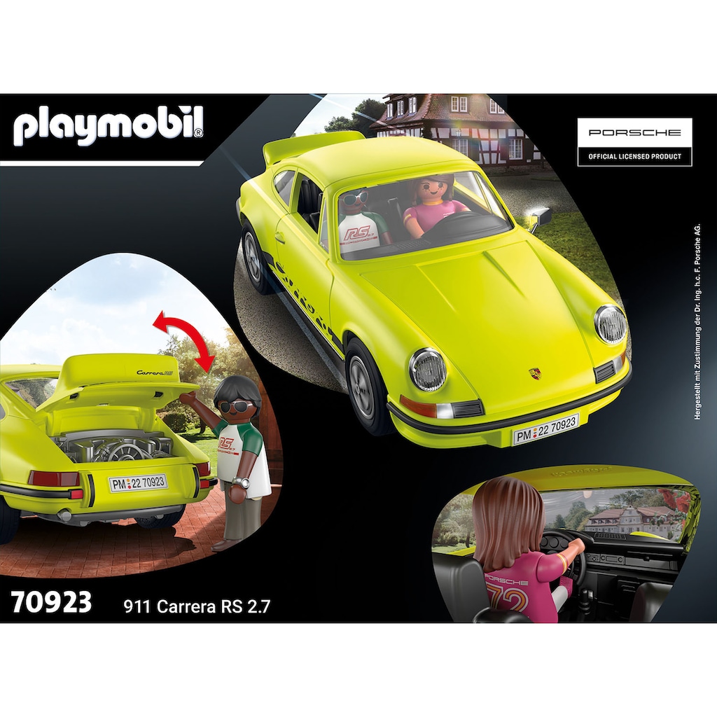 Playmobil® Konstruktions-Spielset »Porsche 911 Carrera RS 2.7 (70923), Classic Cars«, (39 St.)