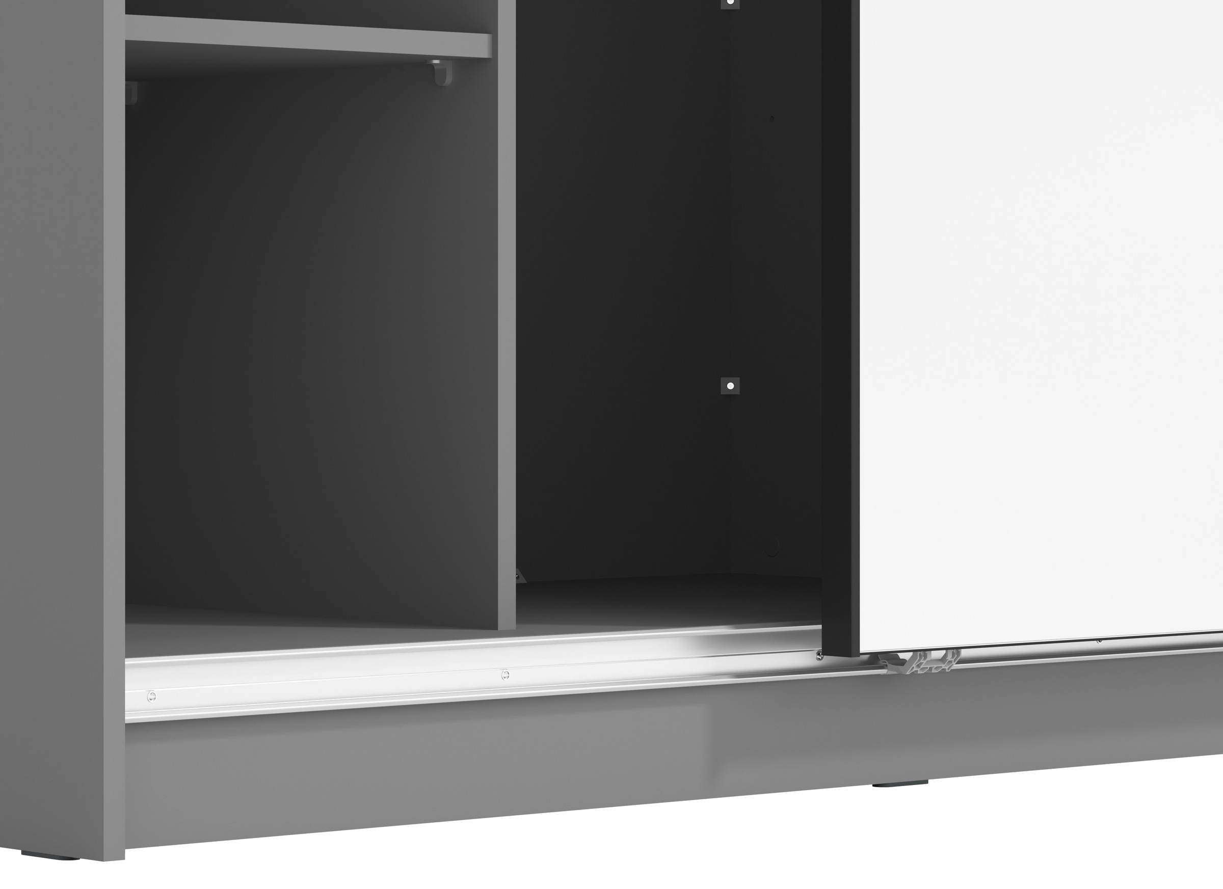 INOSIGN Schwebetürenschrank »Sierra Kleiderschrank mit Spiegel Wäscheschrank Garderobe«, Topseller INKLUSIVE Inneneinteilung, FSC-Zertifiziert