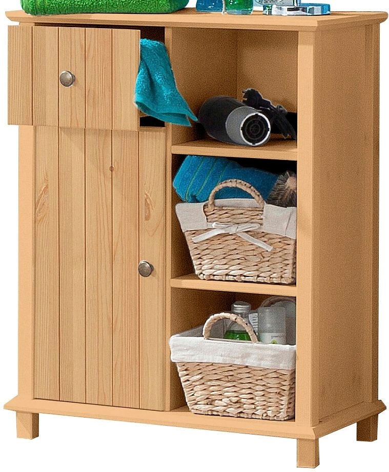Home affaire Badkommode "Vili" Badezimmerschrank, Unterschrank, Breite 60 cm, aus Massivholz