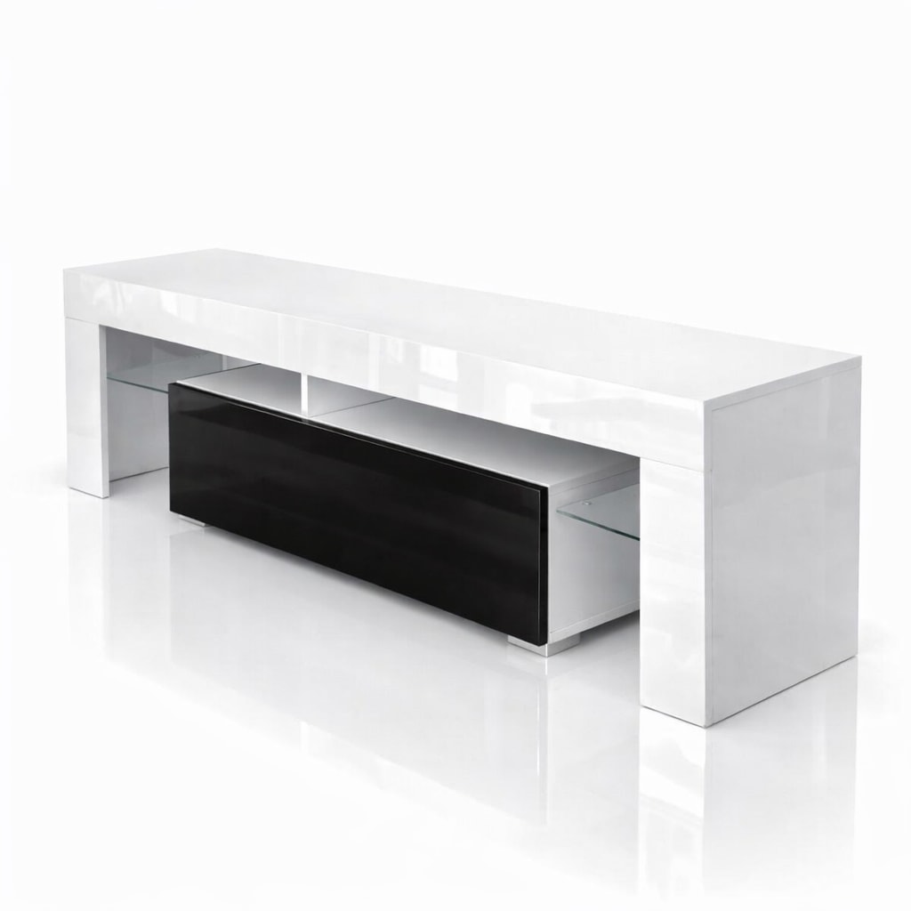 OTTO home Lowboard »MONICA, TV-Board, TV-Kommode, TV-Schrank, TV-Unterschrank, TV-Möbel« Modernes Hochglanz TV-Board in 2 Farben, grifflos mit Push-to-Open