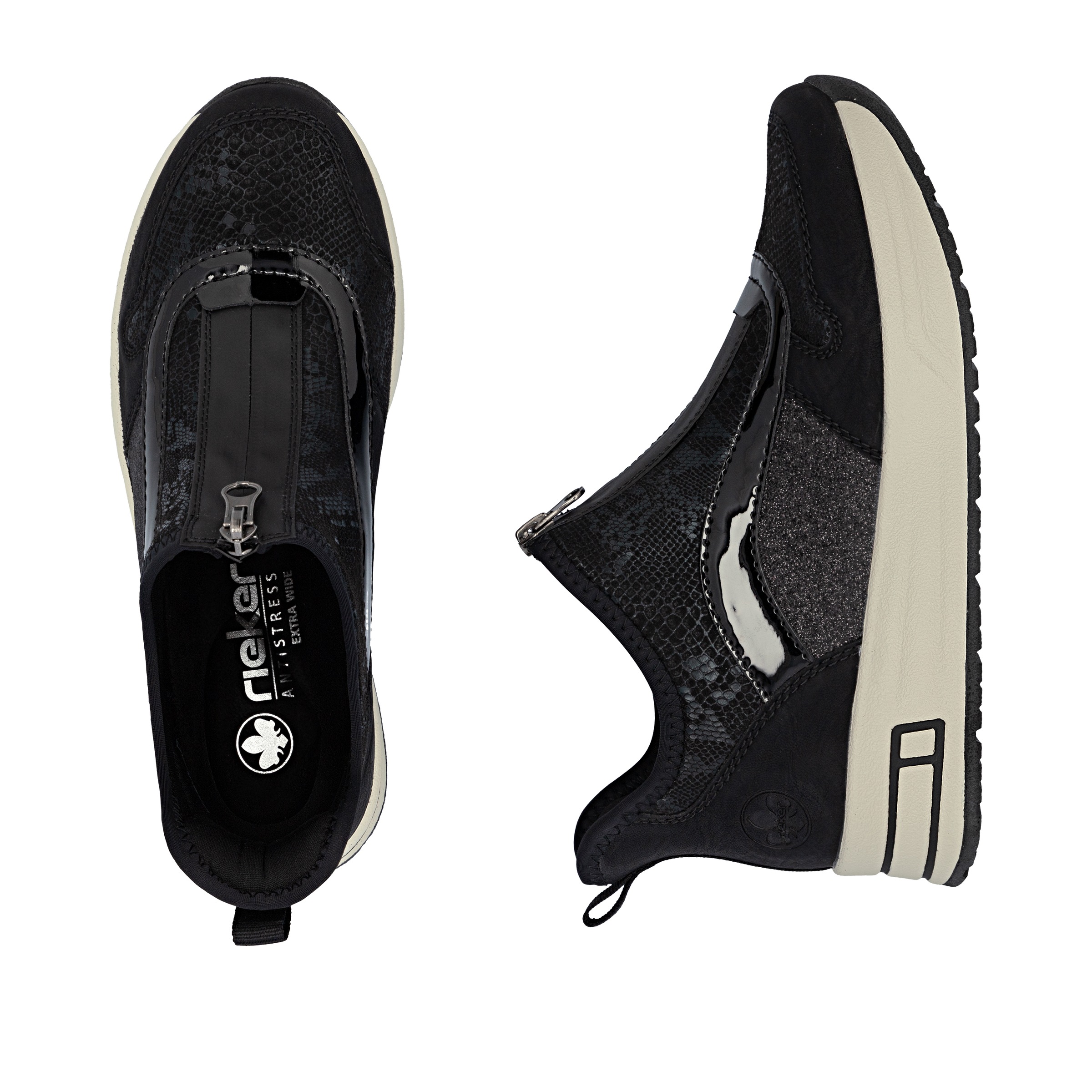 Rieker Sneaker »Ready2GO«  Plateauboots, Stiefelette, High-Top-Sneaker mit Vorderreißverschluss