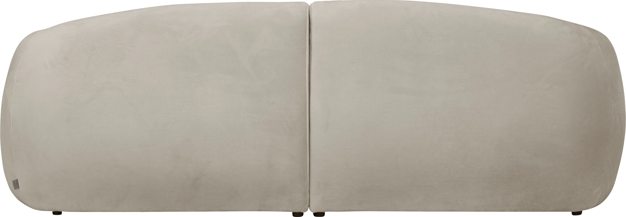 LeGer Home by Lena Gercke Big-Sofa »Designersofa, organische Form, Maße B/T/H: 240/64/81 cm«, mit Wellenunterfederung, auch in Bouclé, passend zur Serie
