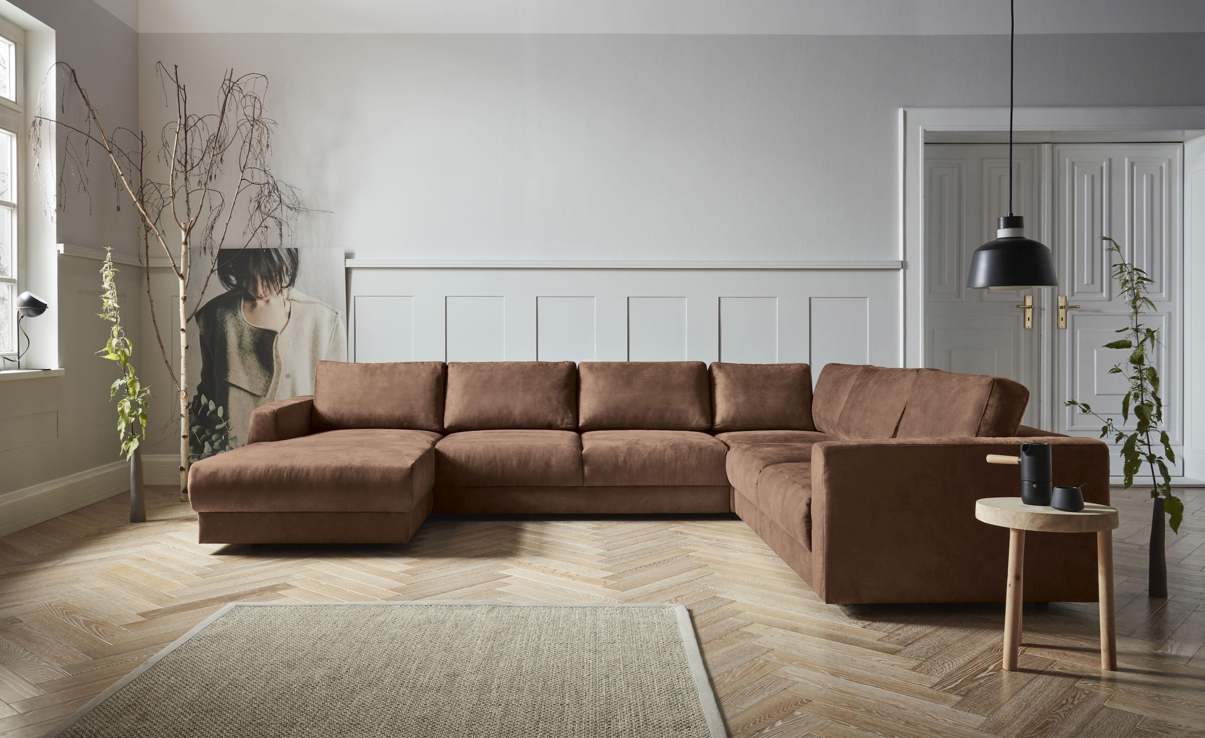 OTTO home Wohnlandschaft »Hobro U-Form« in 3 Bezugsqualitäten in vielen Farben, Design by Morten Georgsen