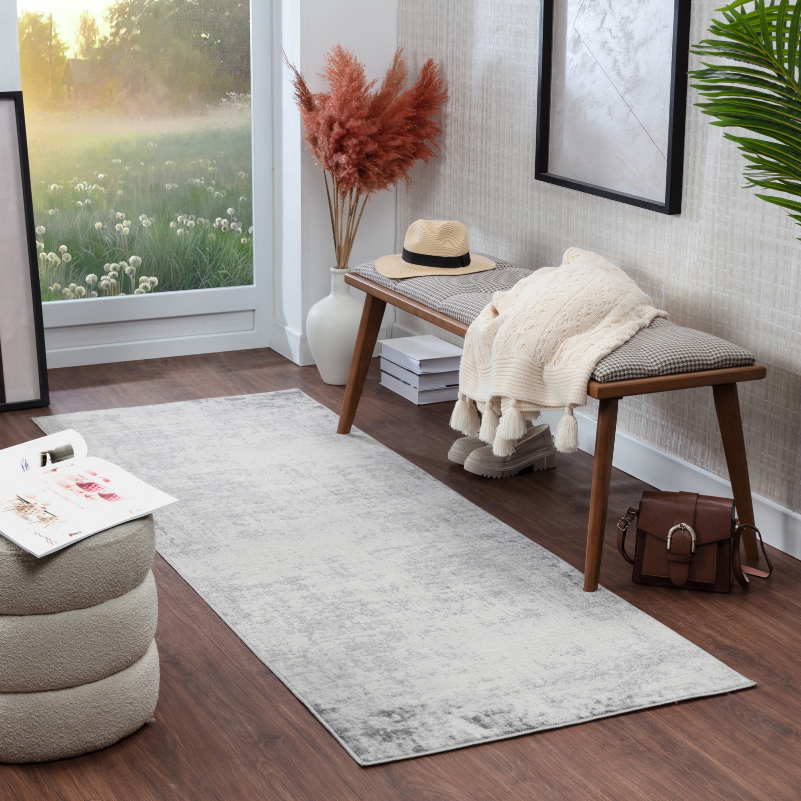 Livabliss Teppich »UTRECHT« rechteckig 10,98 mm Höhe Modern abstrakter Teppich im Marble-Look