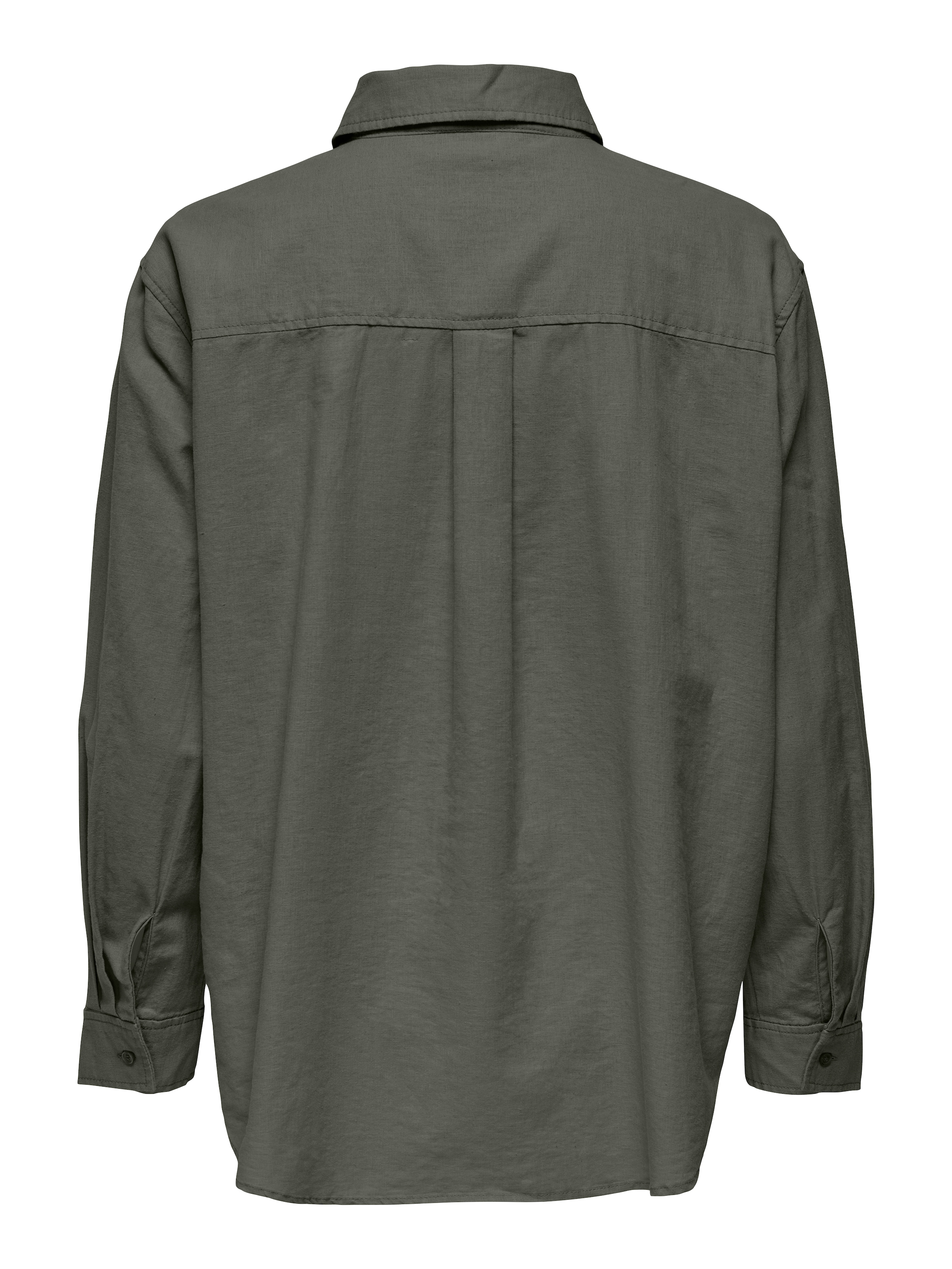 ONLY Longbluse »ONLTOKYO L/S LINEN BLEND SHIRT«, mit Leinen