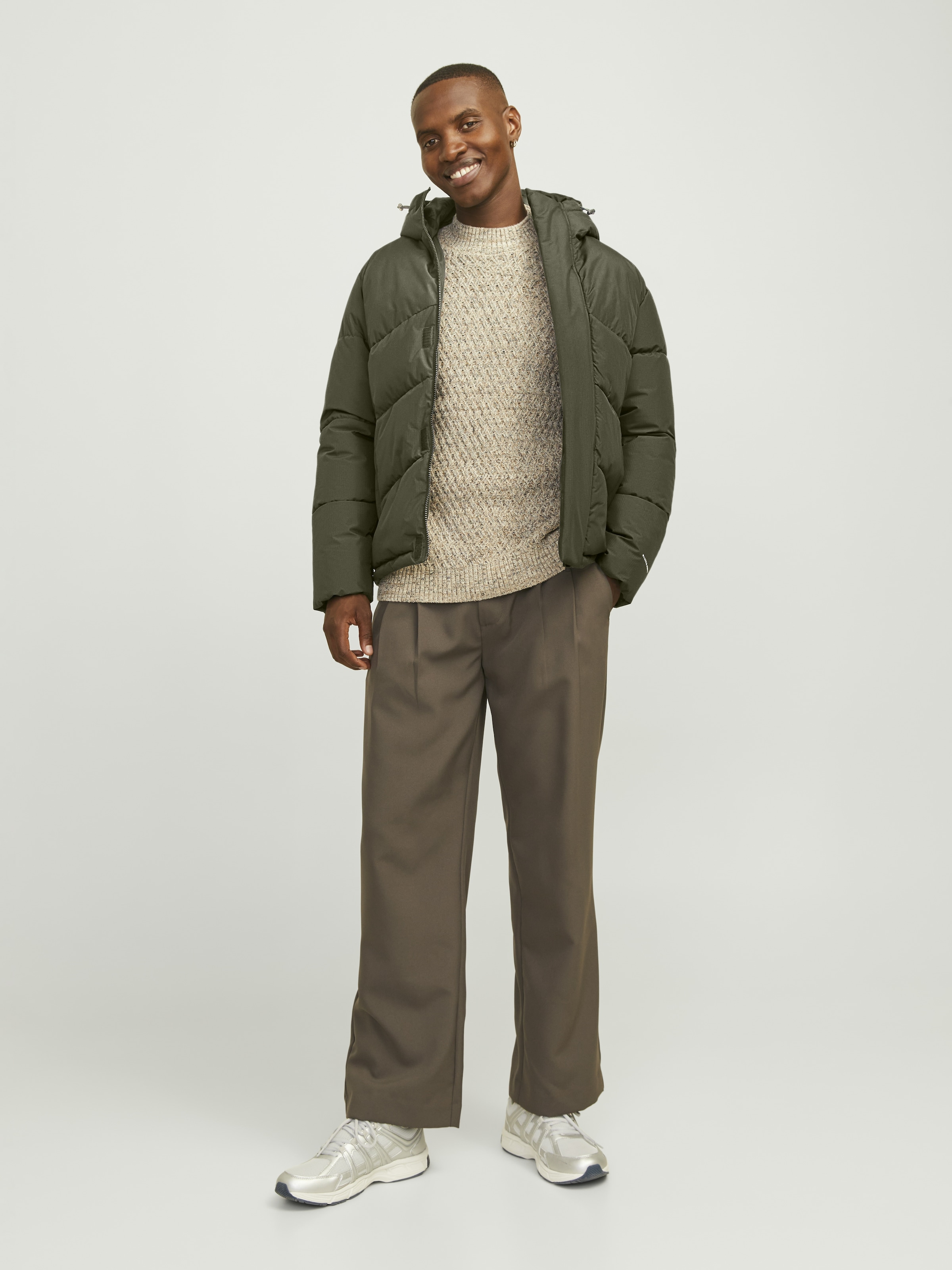 Jack & Jones Steppjacke »JJWORLD PUFFER JACKET«, mit Kapuze