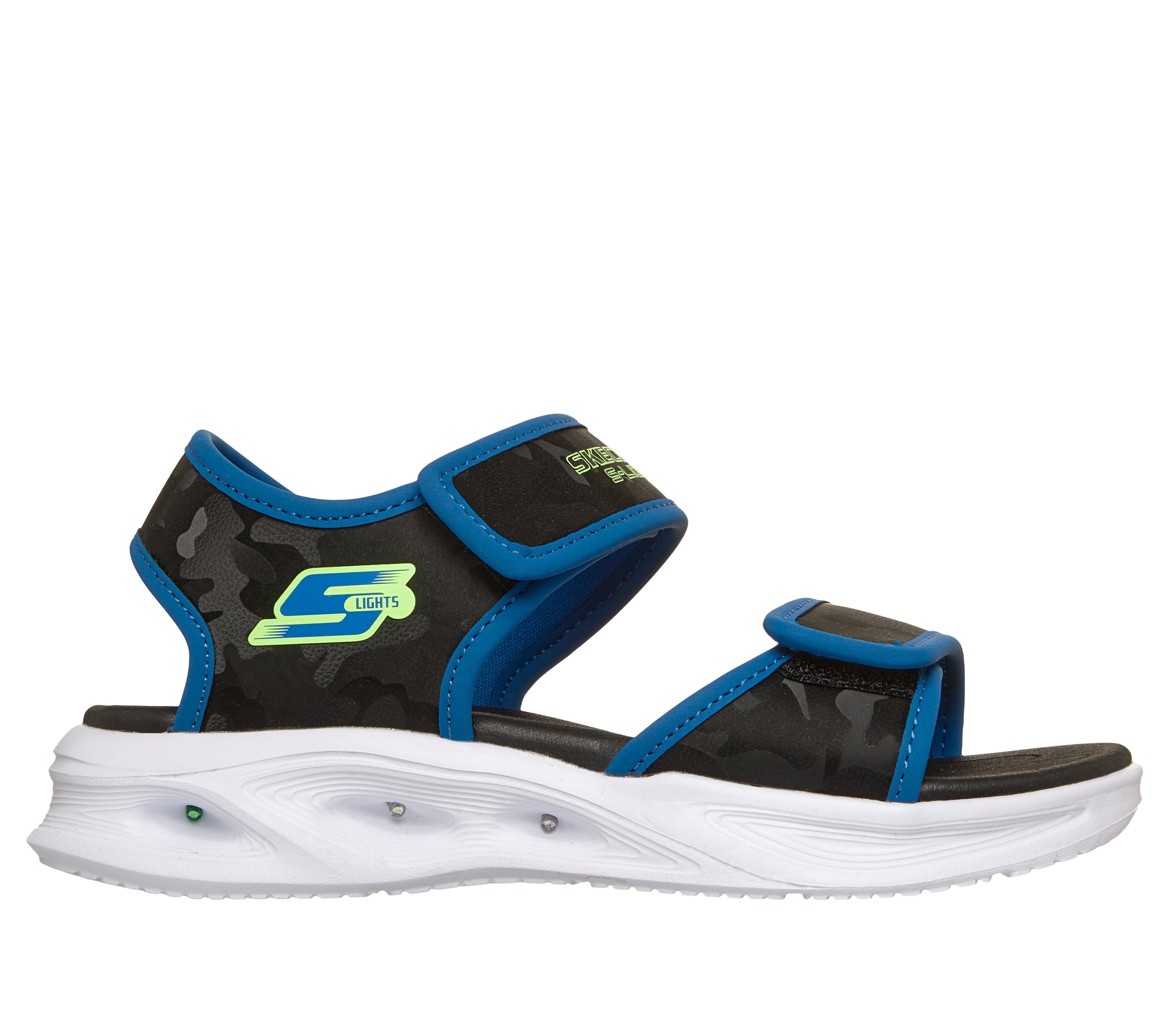 Skechers Sandale »Sola Glow Sandal«  Sommerschuh mit Klettverschluss, Größenschablone zum Download