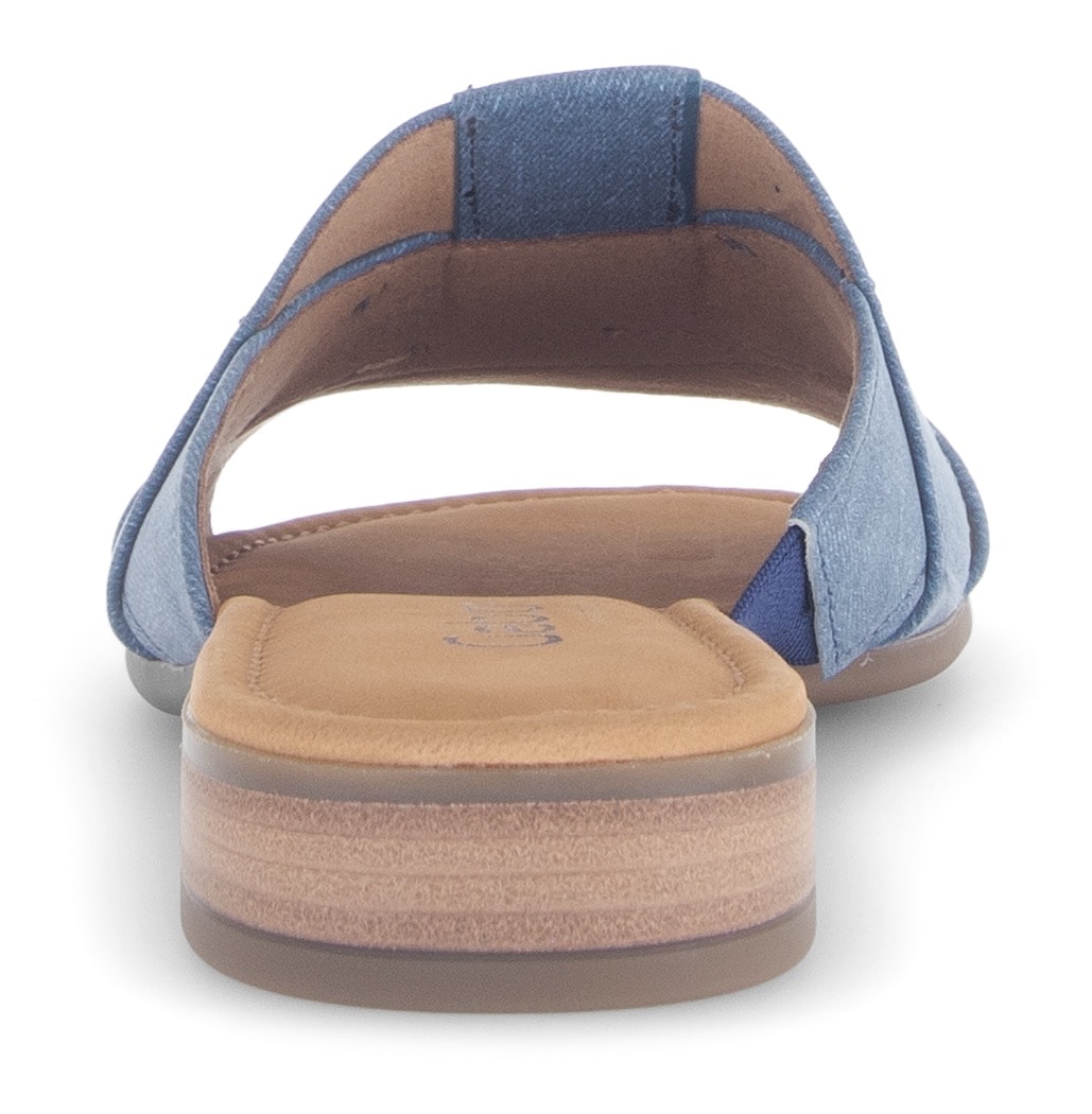 Gabor Pantolette »RHODOS«, Blockabsatz, Sommerschuh, Komfortschuh in Bequemweite G (= weit)