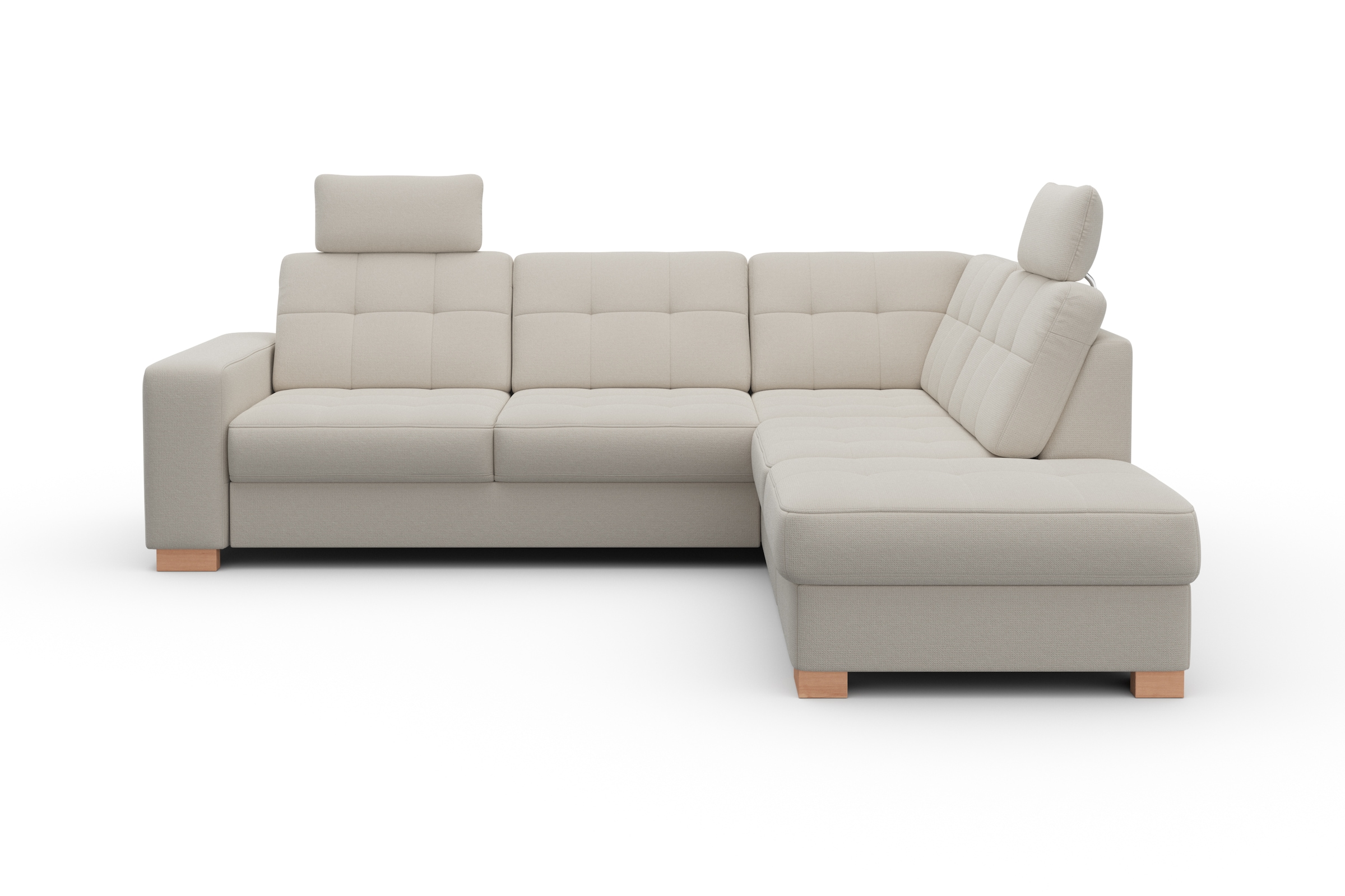 sit&more Ecksofa »Quincy L-Form«, wahlweise mit Bettfunktion und Bettkasten