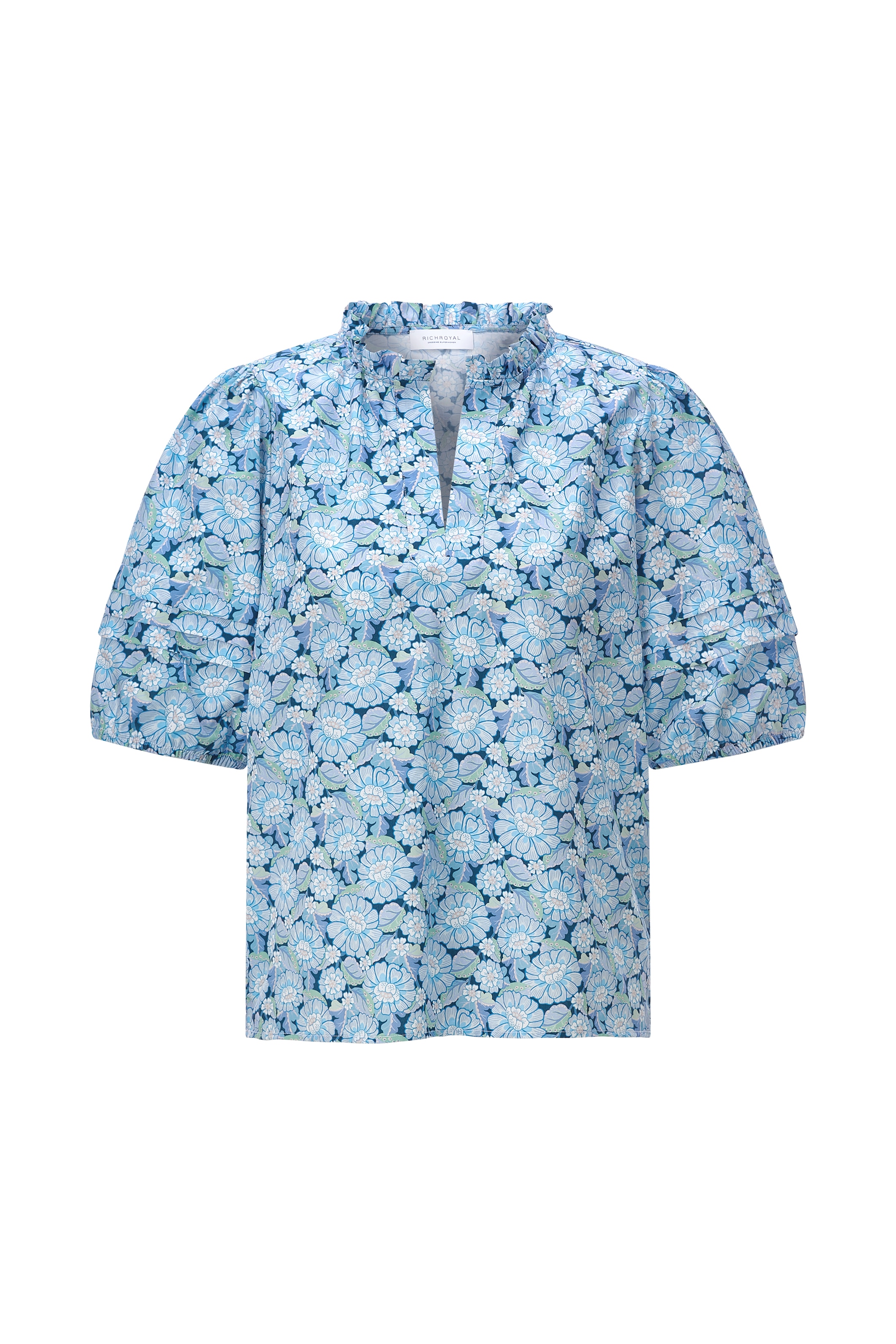 RICHROYAL Blusentop im Liberty-Blumendruck
