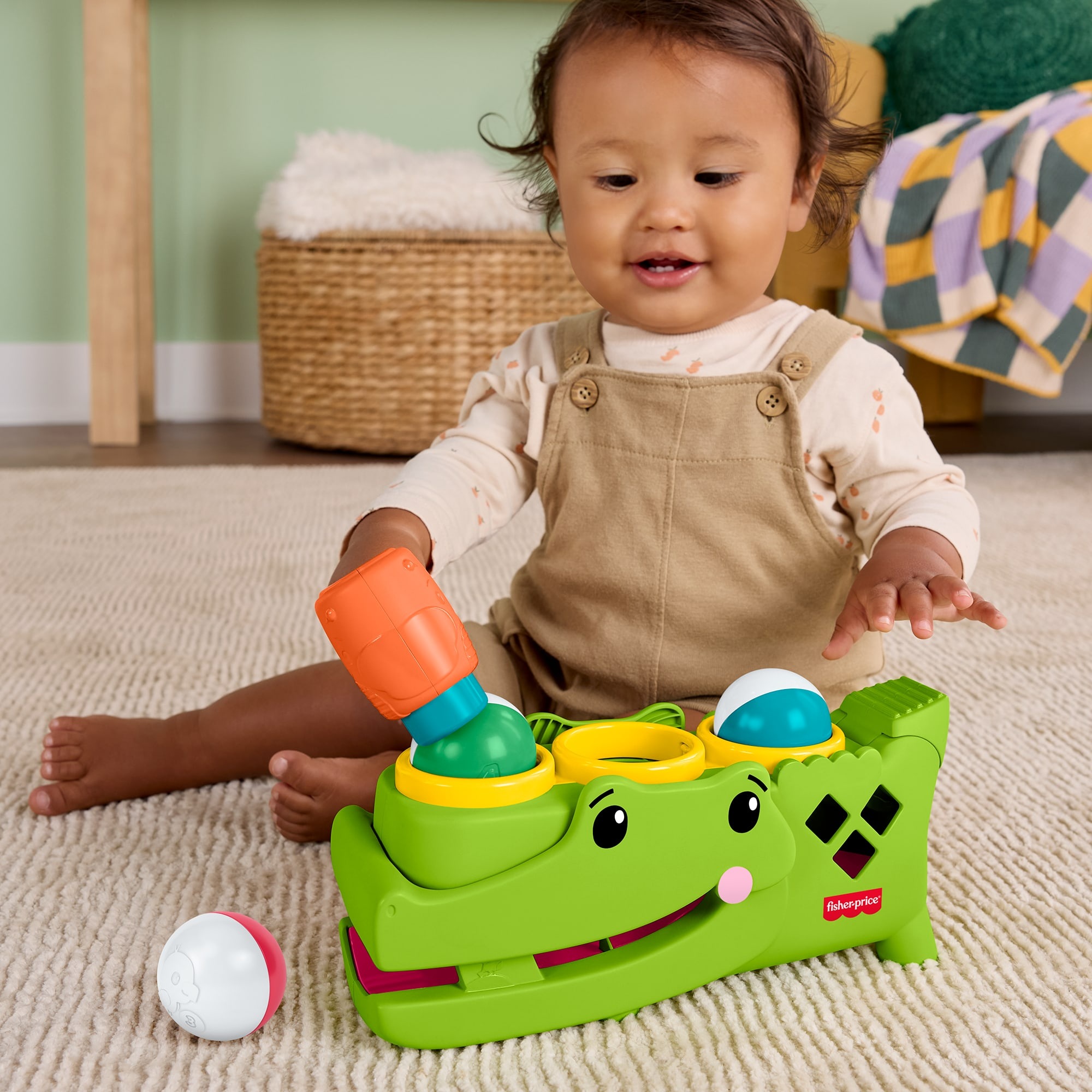 Fisher-Price® Klopfbank »Sitz- und Klopf-Rolligator«