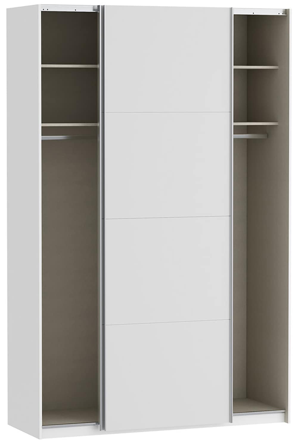 FORTE Schwebetürenschrank »Fittio, Made in Europe, 2 Schiebetüren, modernes Design« Höhe 2,35 mtr, stehende Montage