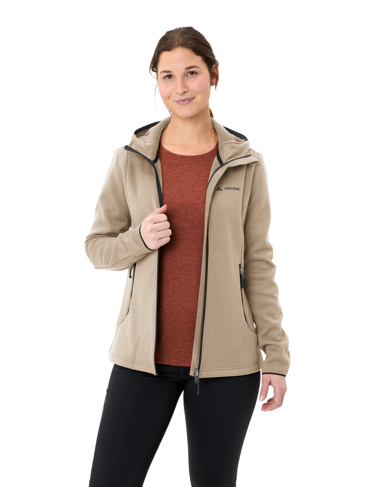 VAUDE Fleecejacke »WOMEN'S IDRIS FLEECE HOODY« 1 Stk. tlg.