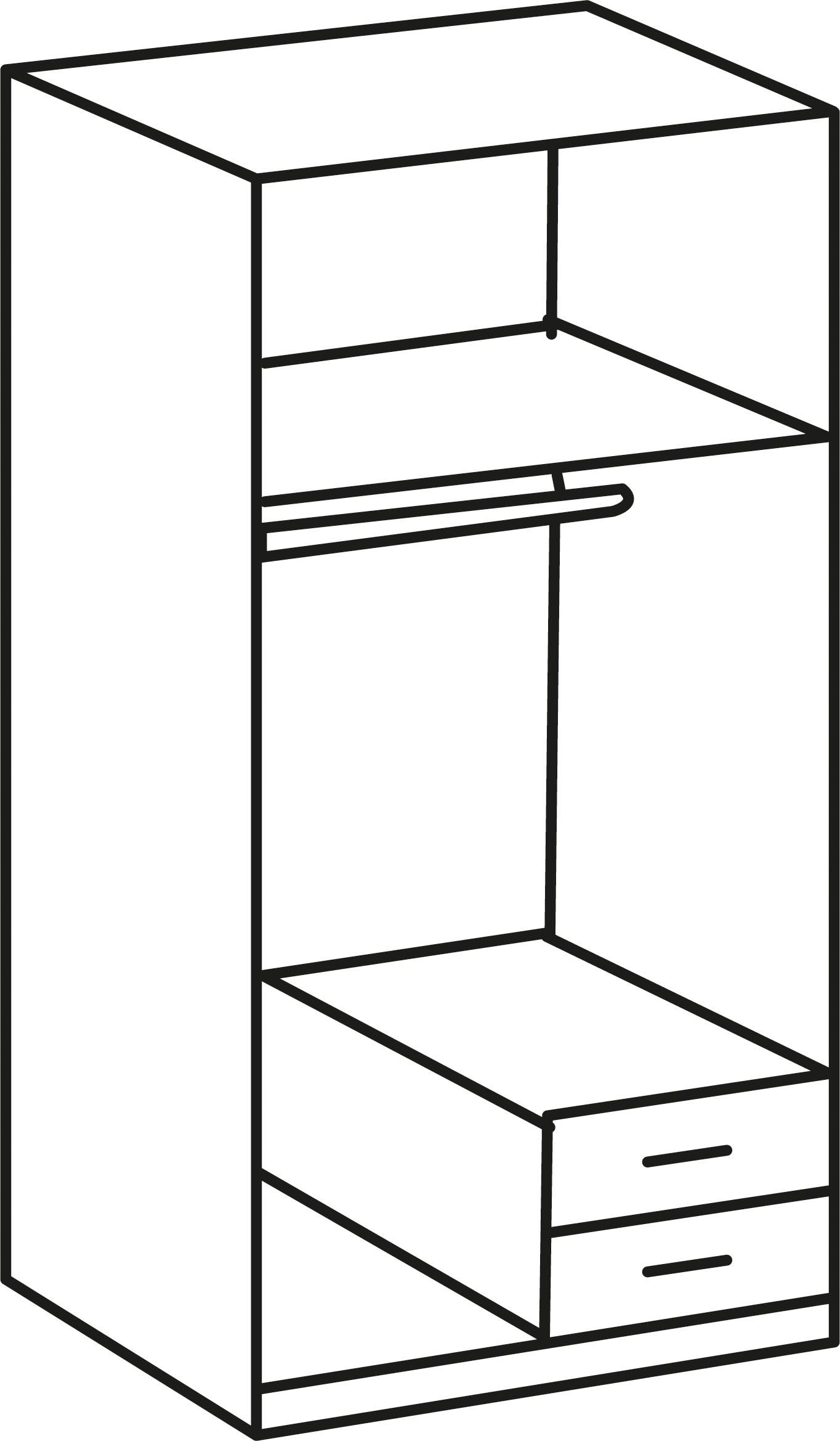 bequem Kleiderschrank kaufen »Cliff« Wimex