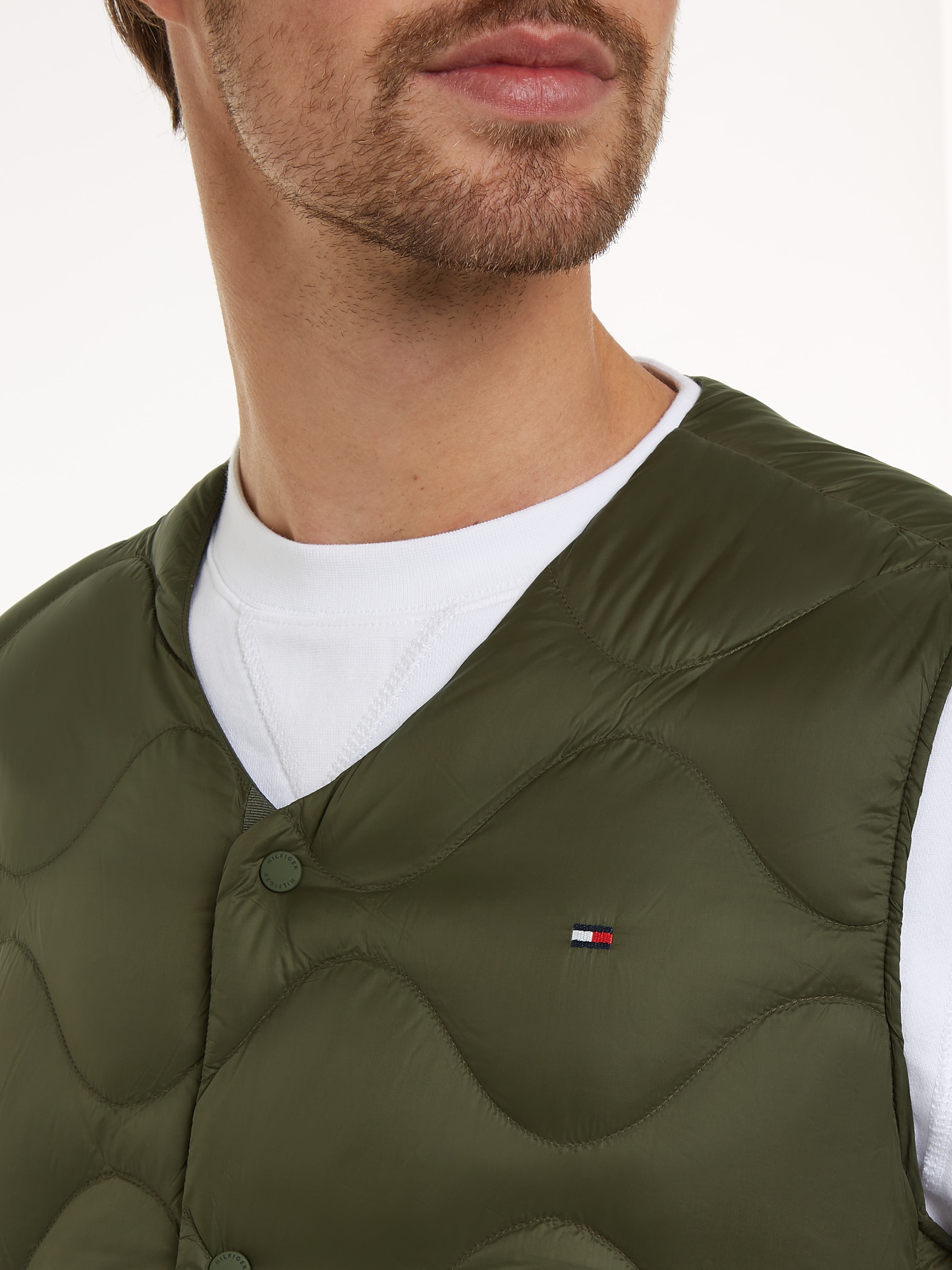 Tommy Hilfiger Steppweste »ONION QUILTED DOWN LINER VEST«, mit Zwiebelsteppung