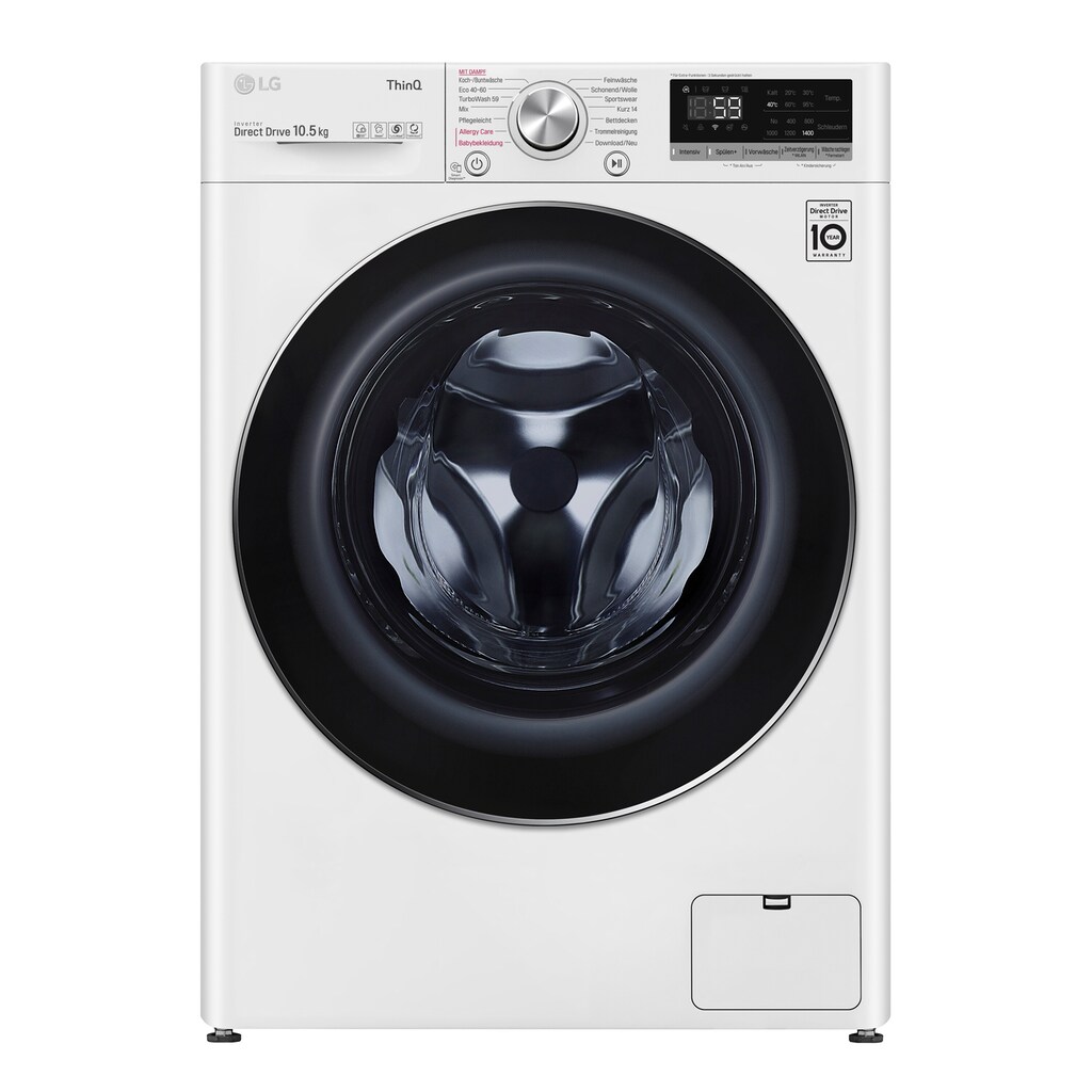 LG Waschmaschine »F4WV510S0E«, F4WV510S0E, 10,5 kg, 1400 U/min