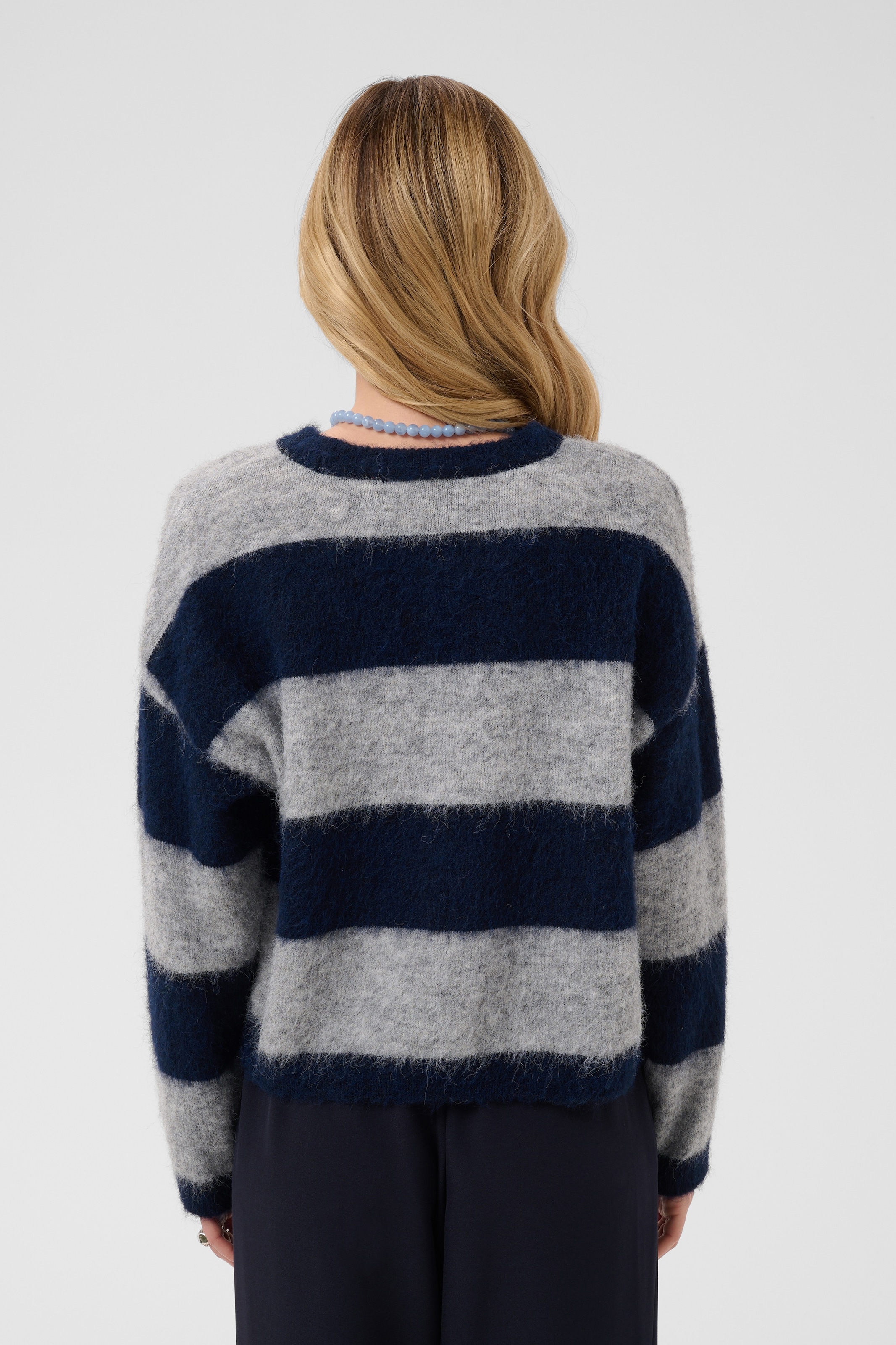Saint Tropez Strickpullover »TayzieSZ Pullover« Materialmix, Oversize fit