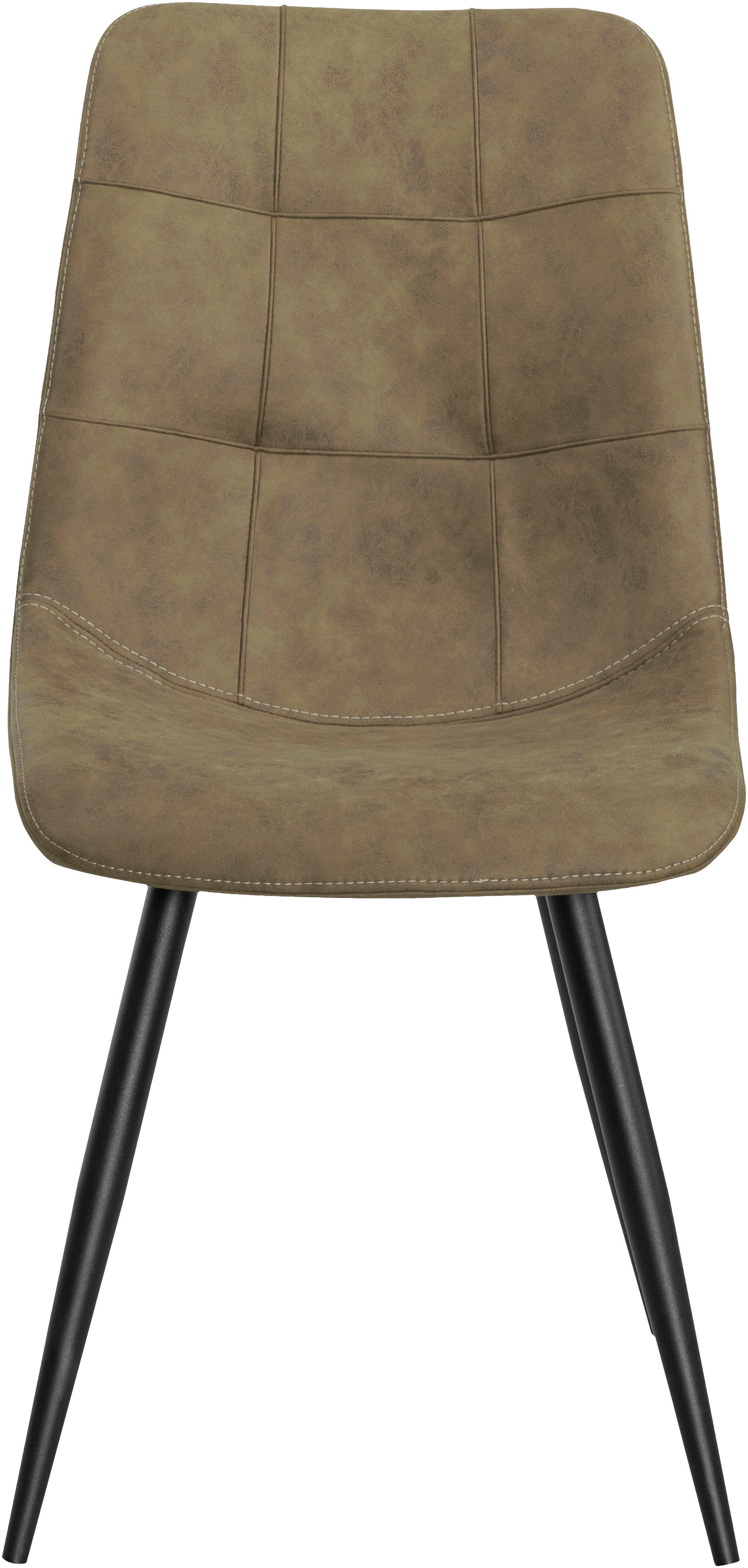 OMG Design Esszimmerstuhl »Peak«, (Set), 2 St., Stoff, moderne Sitzschale in Microfaser Lederoptik