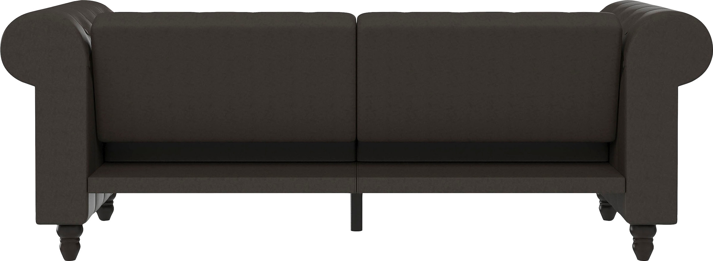 Dorel Home 3-Sitzer »Felix, Schlafsofa 236 cm, (Liegefläche 108x190cm), Rückenlehne«, 3-fach verstellbar, Velours, Kunstleder, Luxus-Microfaser Vintage