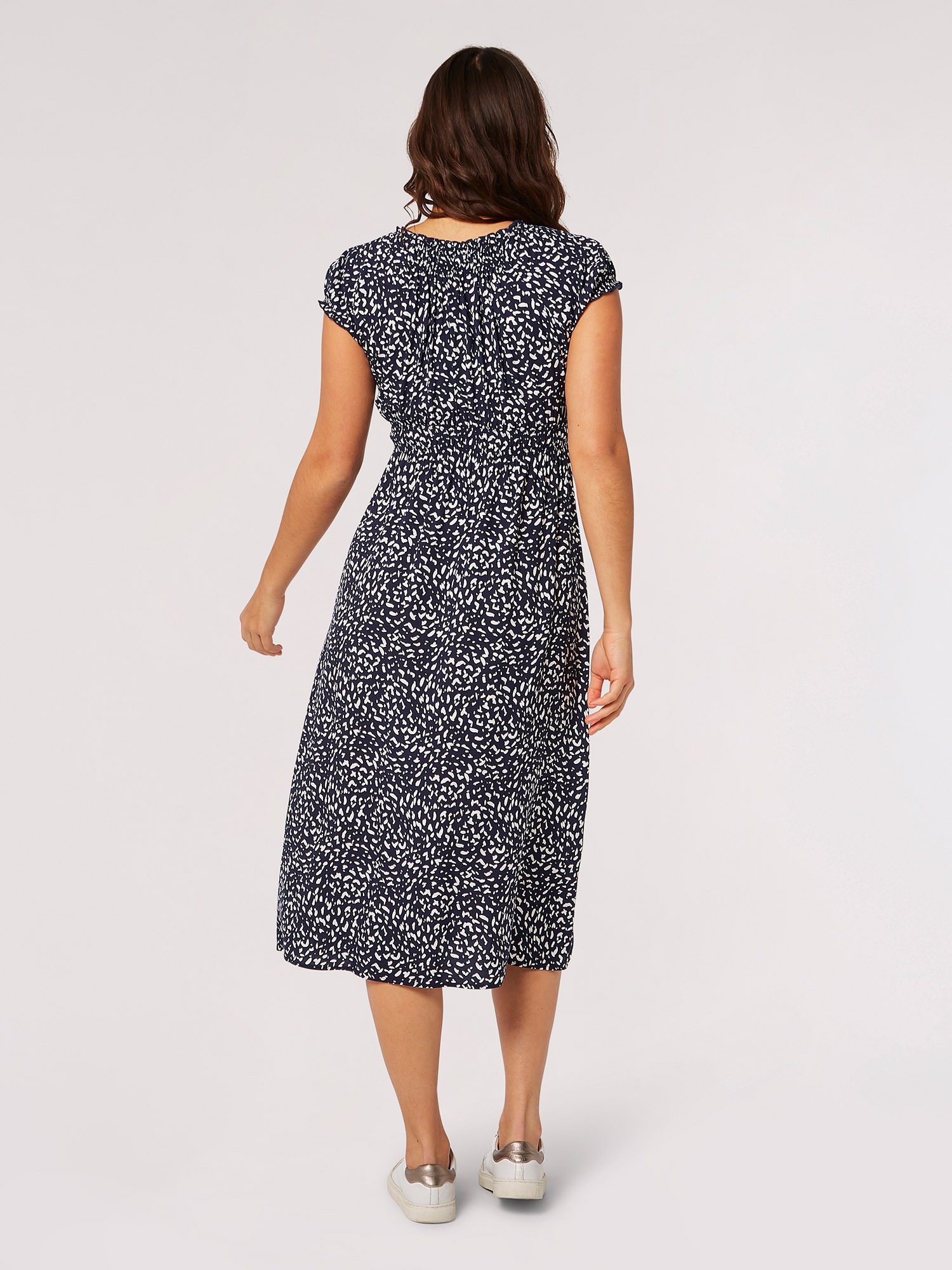 Apricot Druckkleid »Midikleid« Elastischer Bund