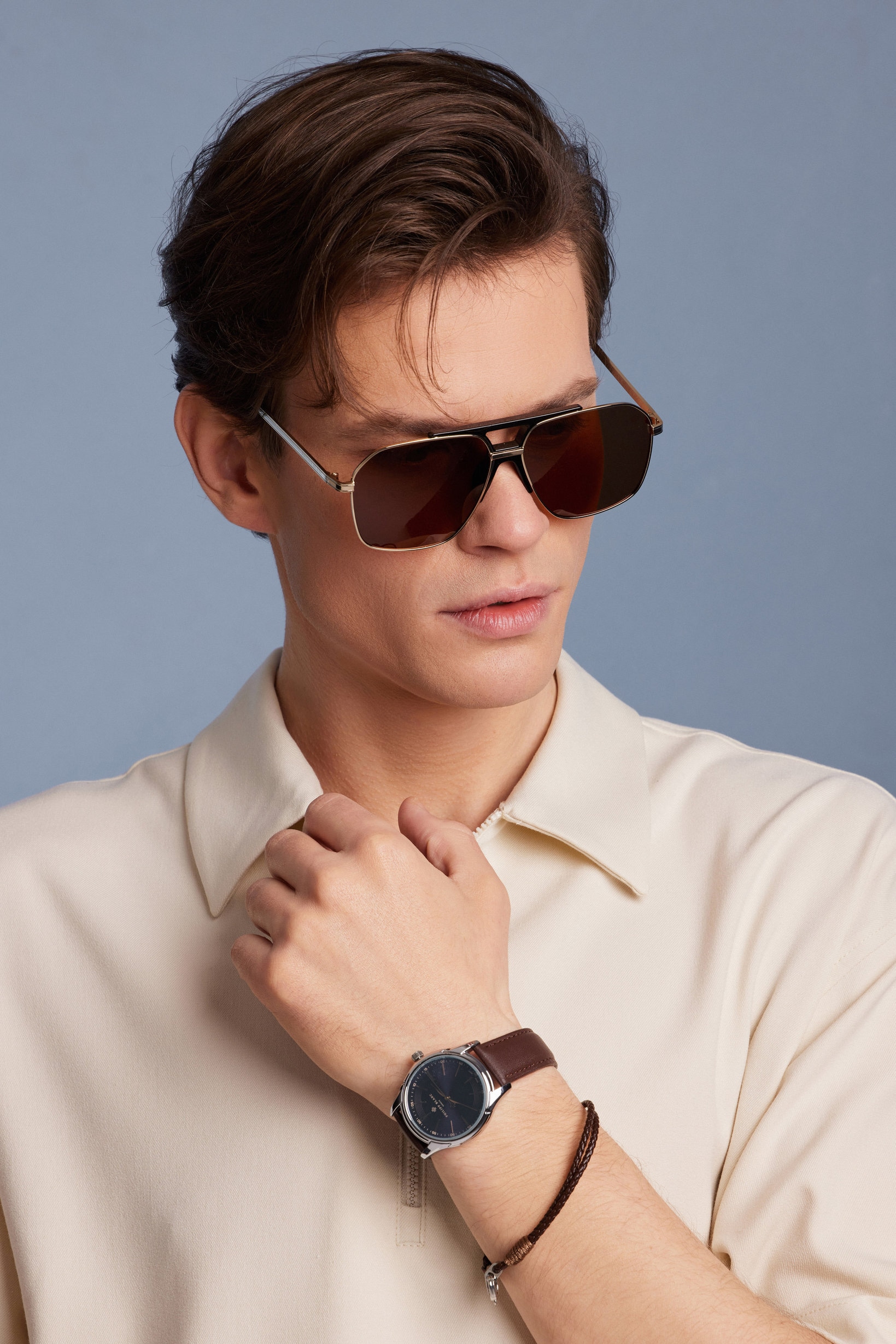 PHILIPP BLANC Sonnenbrille »PA07-03« Glas 0,74 mm, polarisierte Gläser, UV400, CAT3.0