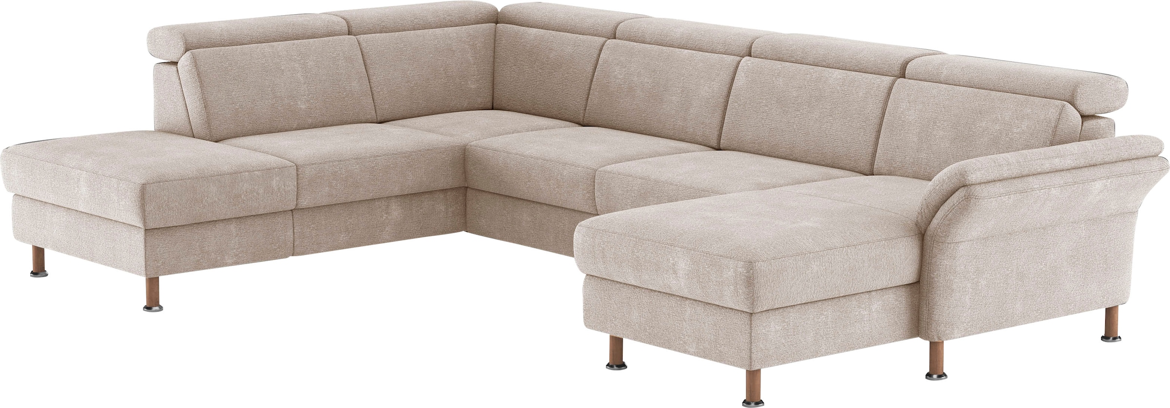 Home affaire Wohnlandschaft »Calypso U-Form«, wahlweise mit motorischer Relaxfunktion