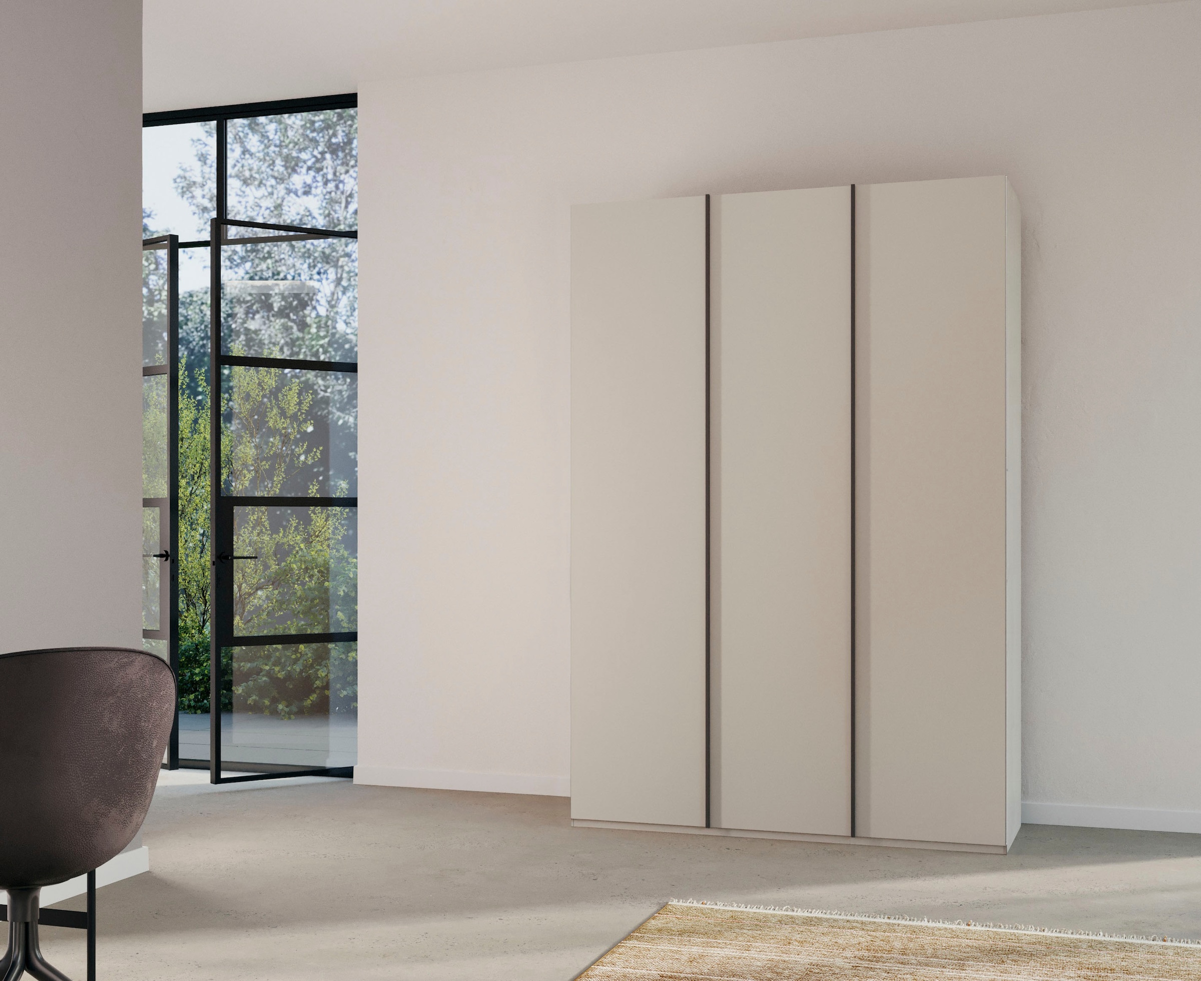 rauch Drehtürenschrank »Skat Meridian«, inkl. Innenspiegel und 4 Innenschubladen