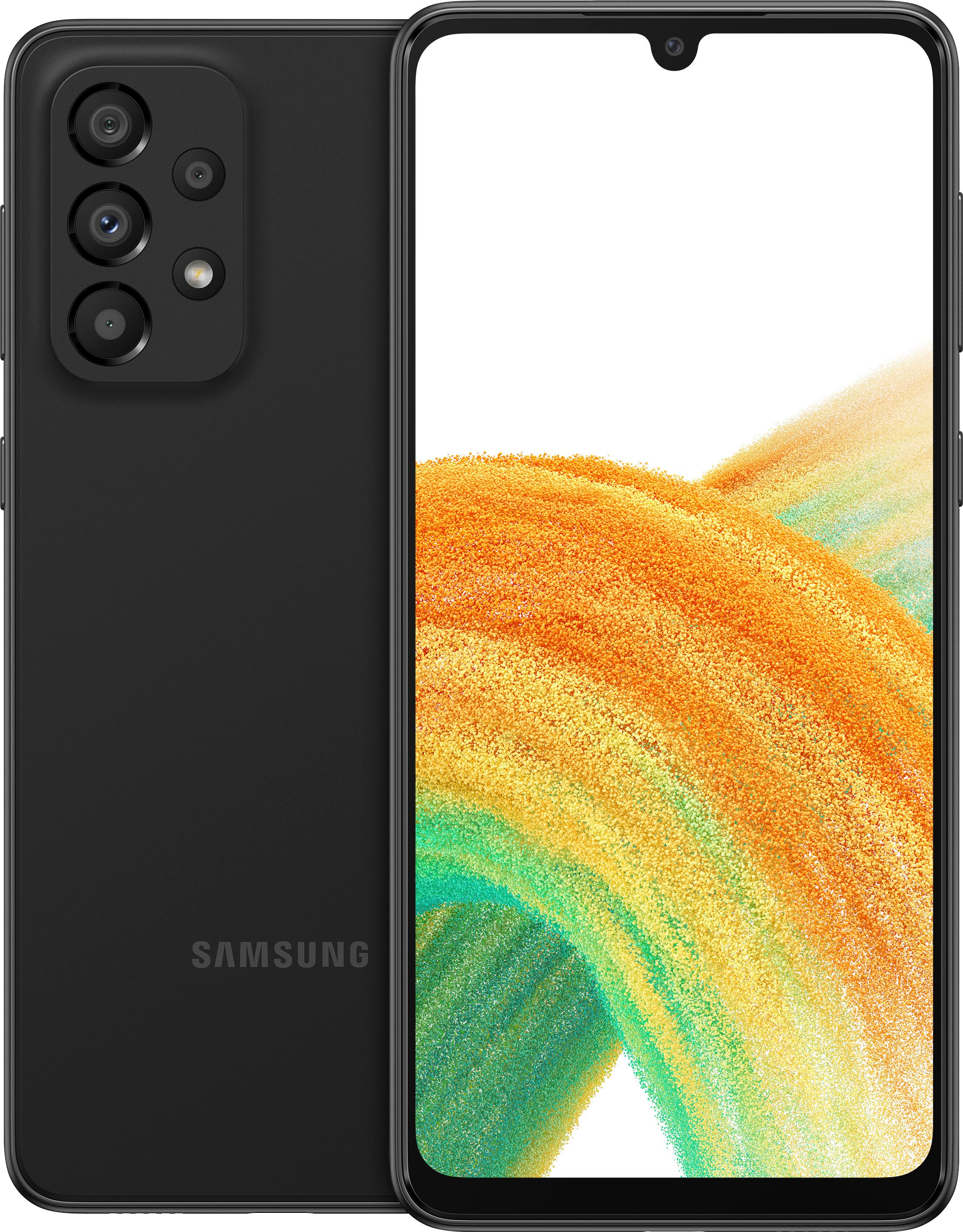 Samsung Smartphone »Galaxy A33 5G«, Awesome Black, 16,21 cm/6,4 Zoll, 128 GB  Speicherplatz, 48 MP Kamera ➥ 3 Jahre XXL Garantie | UNIVERSAL
