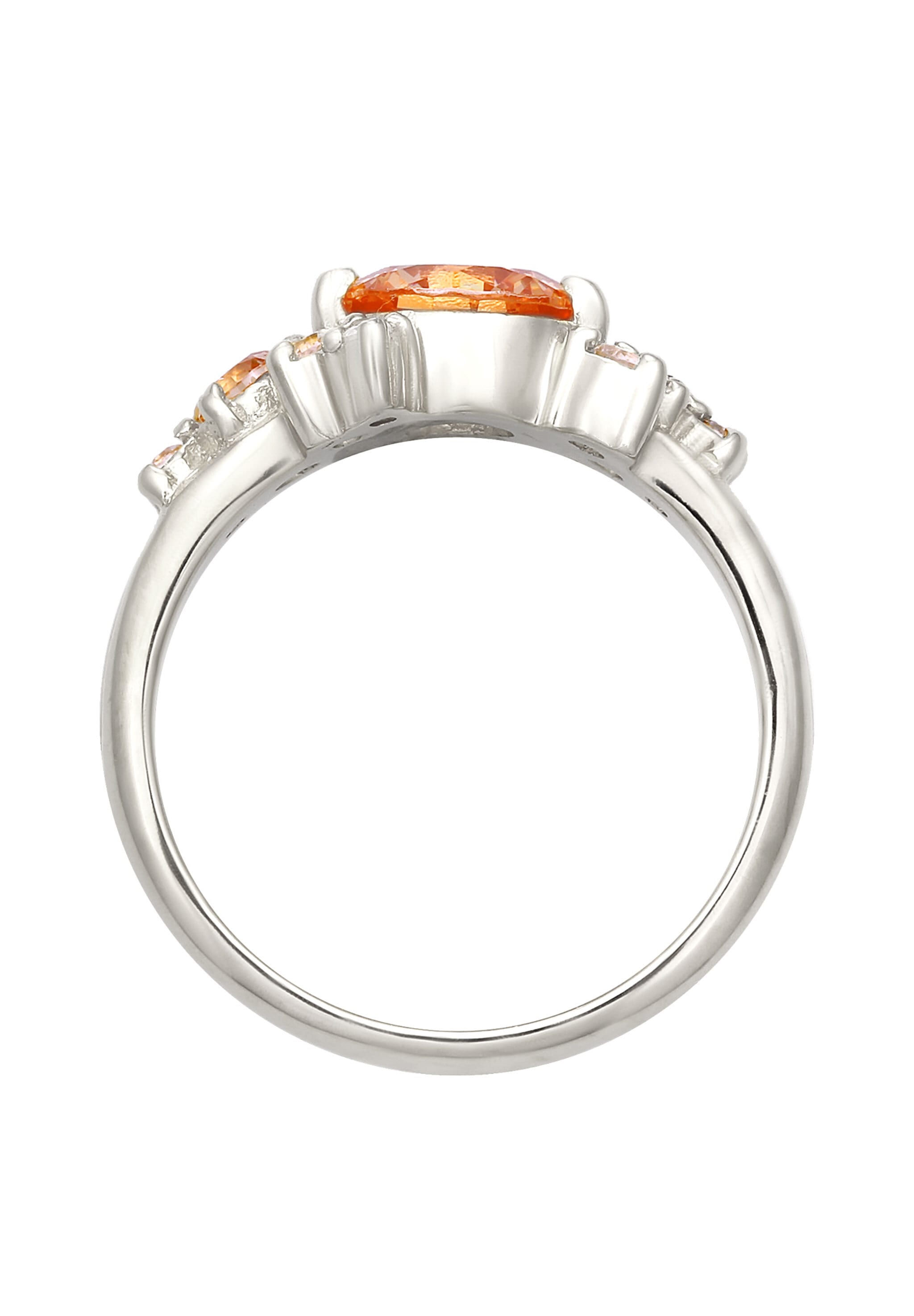 Elli Premium Silberring »Ring Cocktail Statement Zirkonia 925 Silber«