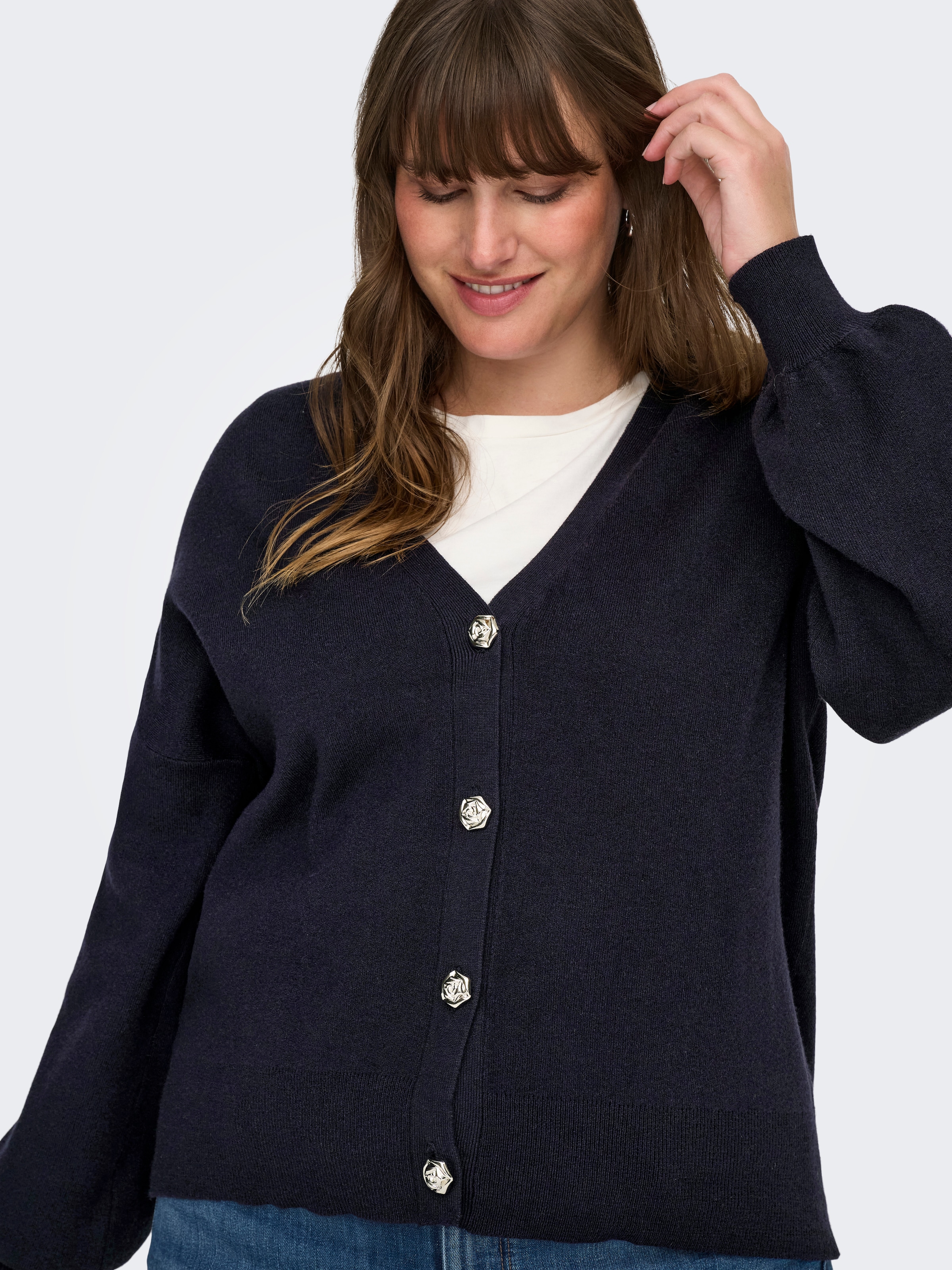 ONLY CARMAKOMA Strickjacke »CARIBI LS CARDIGAN KNT«
