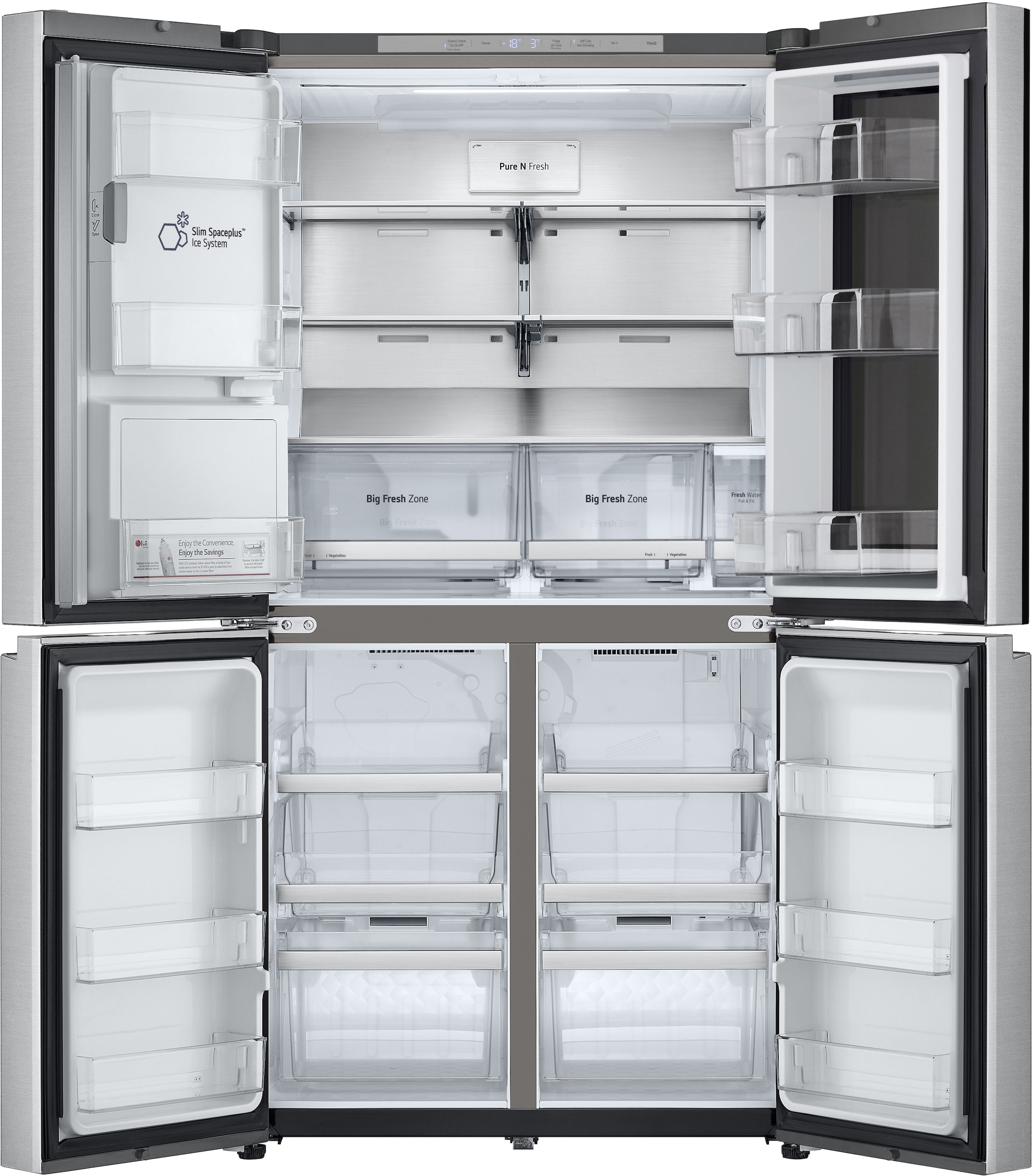 LG Multi Door InstaView® Multi-Door »GMG961MBKE« 179,2 cm hoch 91,4 cm breit