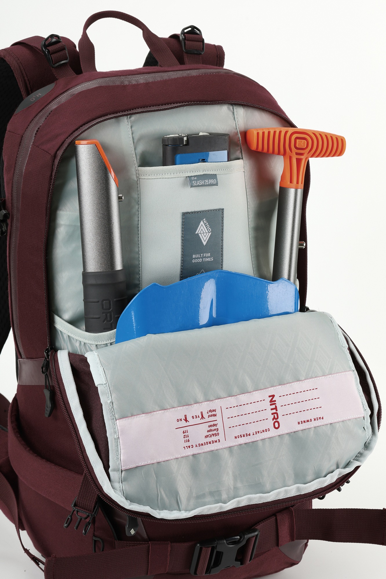NITRO Freizeitrucksack »Slash 25 Pro«, Snowboardrucksack, Wanderrucksack, Freizeitrucksack, Skatepack