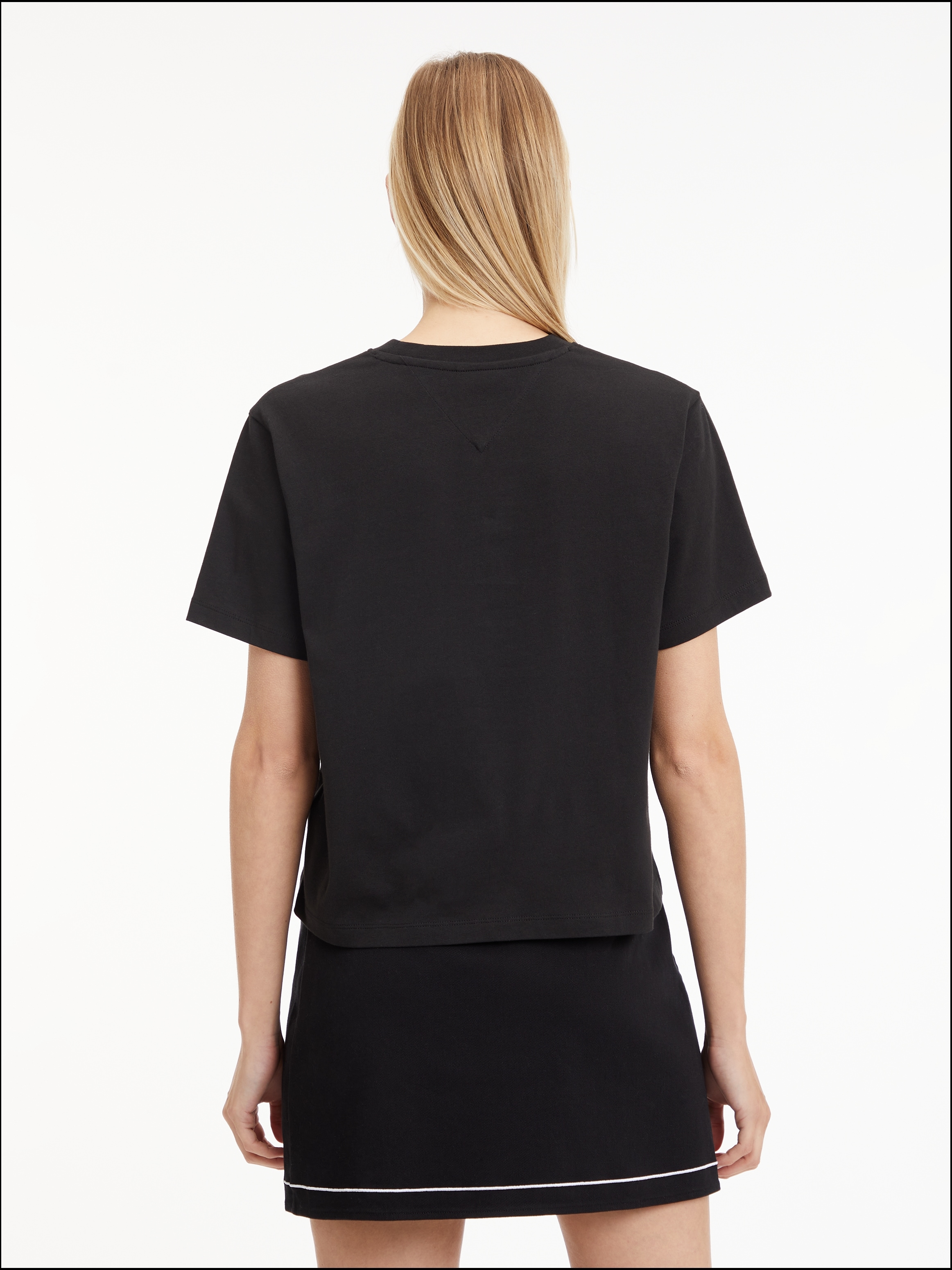Tommy Jeans Kurzarmshirt »TJW CLS SERIF LINEAR TEE«, mit Tommy Jeans Linear Logoschriftzug