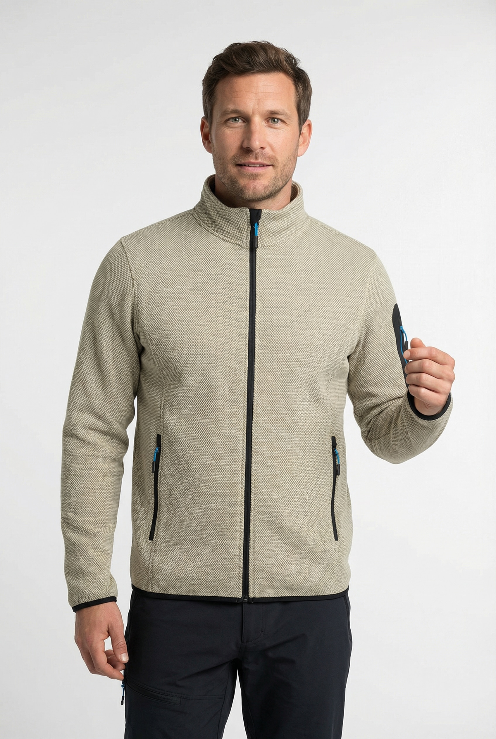 Icepeak Fleecejacke »BREDSTEDT« sportlicher Stil, mit Stehkragen, mit Reißverschlusstaschen