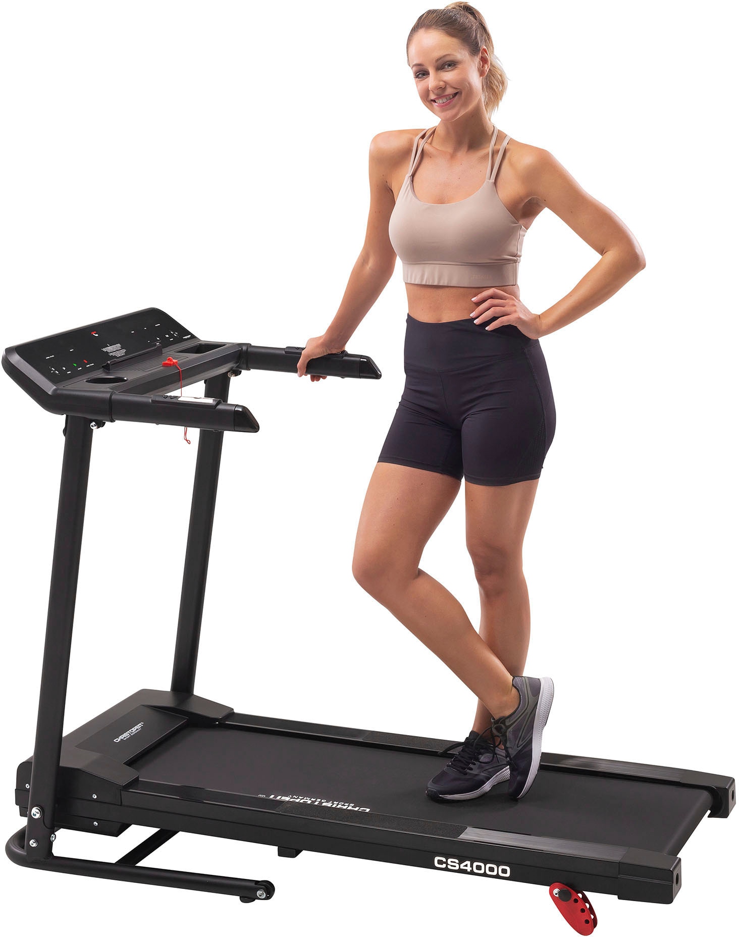 Christopeit Sport® Laufband »CS 4000 mit Gestensteuerung«, (mit Ausklappautomatik Soft-Drop-System und Tablet-Halterung), bis max. 12 km/h, klappbar