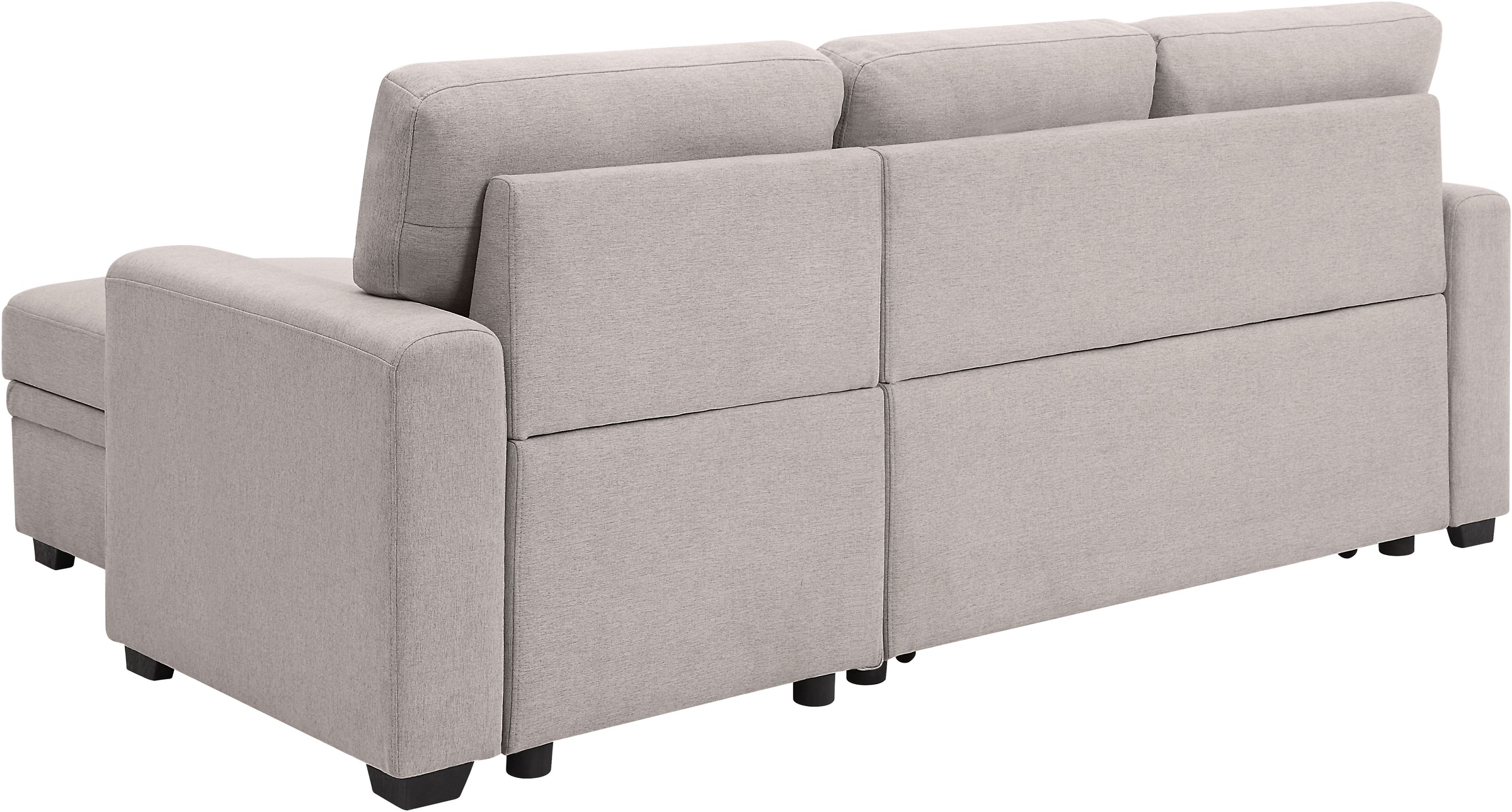 ATLANTIC home collection Schlafsofa »Gerrit L-Form«, Ecksofa, mit Bettfunktion, Recamiere rechts oder links montierbar